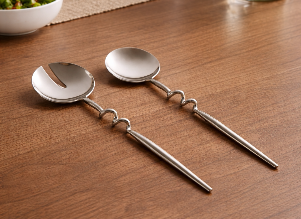 Elisa Silver Servers (Set of 2) by MESO