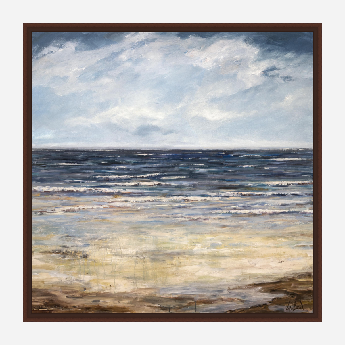 Emerald Sea Artist Enhanced Canvas Print by John Beard Collection - product image 7 for Resin Society