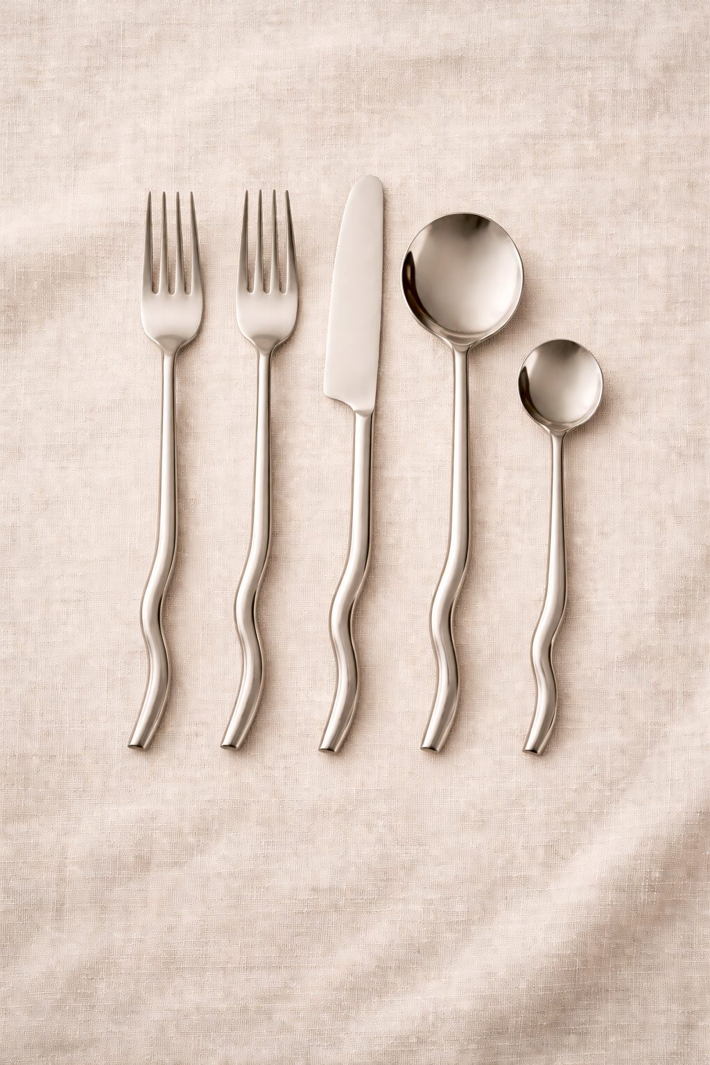 Emma Silver Flatware (Set of 20) by MESO
