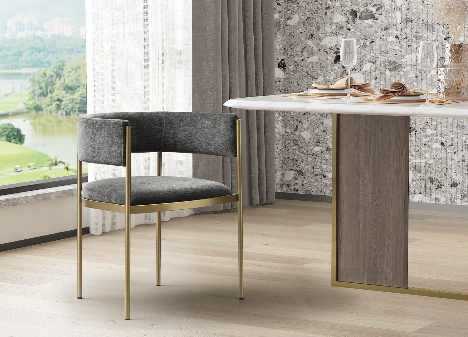 Envie Dining Armchair Set of 2 detail image - Resin Society
