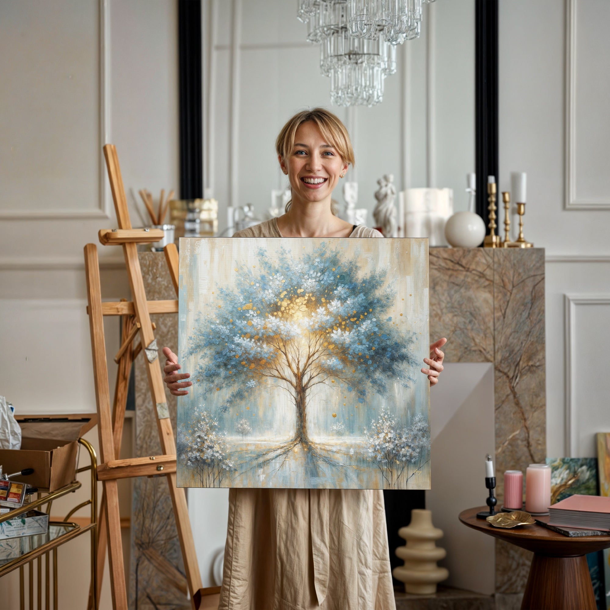 Canvas Print: "Ethereal Arboretum" by Tailored Canvases - product image 3 for Resin Society