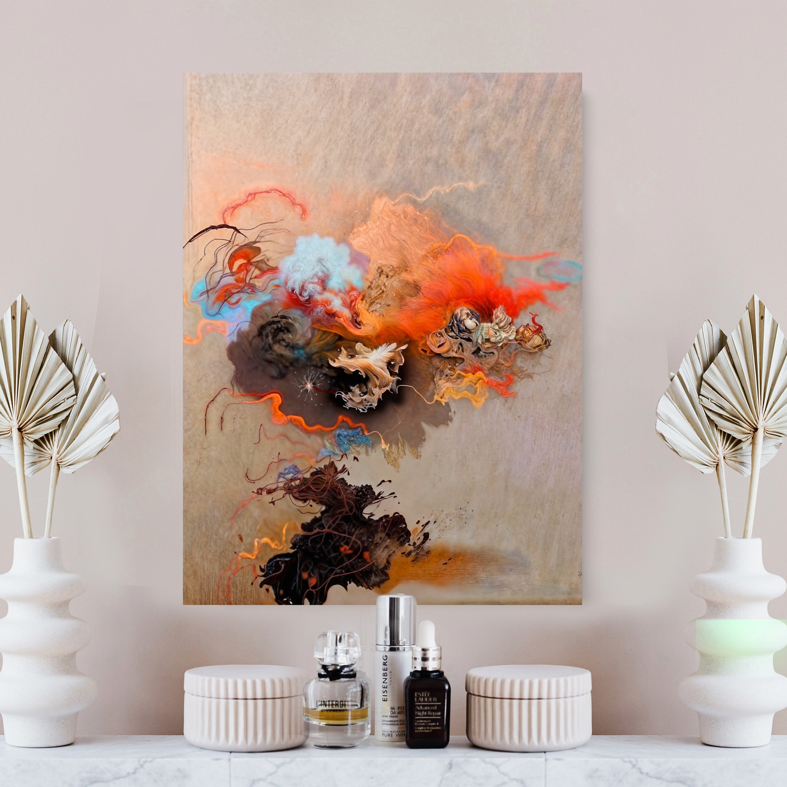Canvas Print: "Ethereal Unfolding II" by Tailored Canvases - product image 2 for Resin Society
