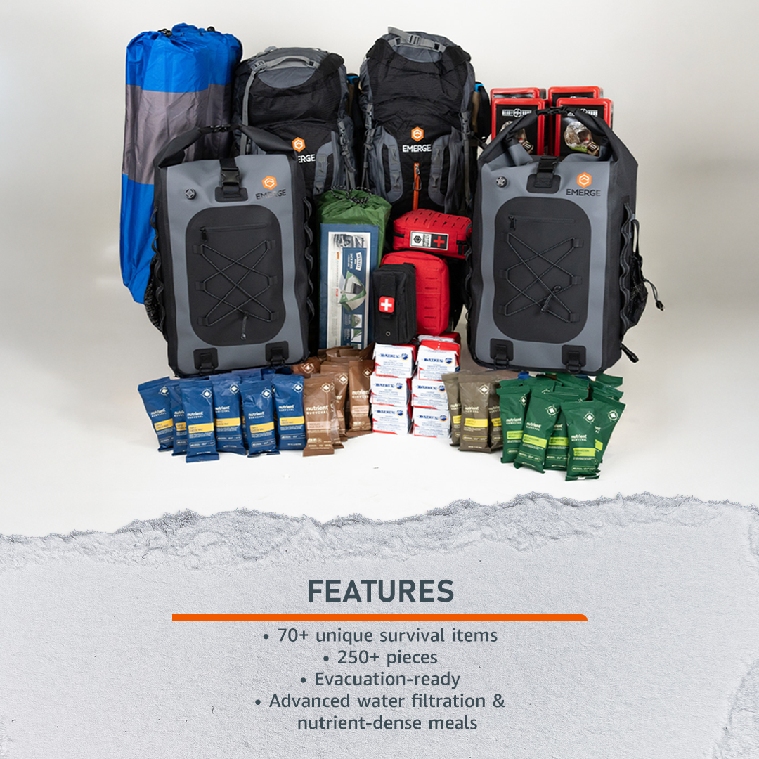 Evacuation Pro Bag by Emerge Survival - product image 3 for Resin Society