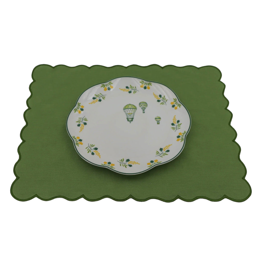 Evergreen Wave Placemat - Set of 4 by Ro'Table - product image 7 for Resin Society