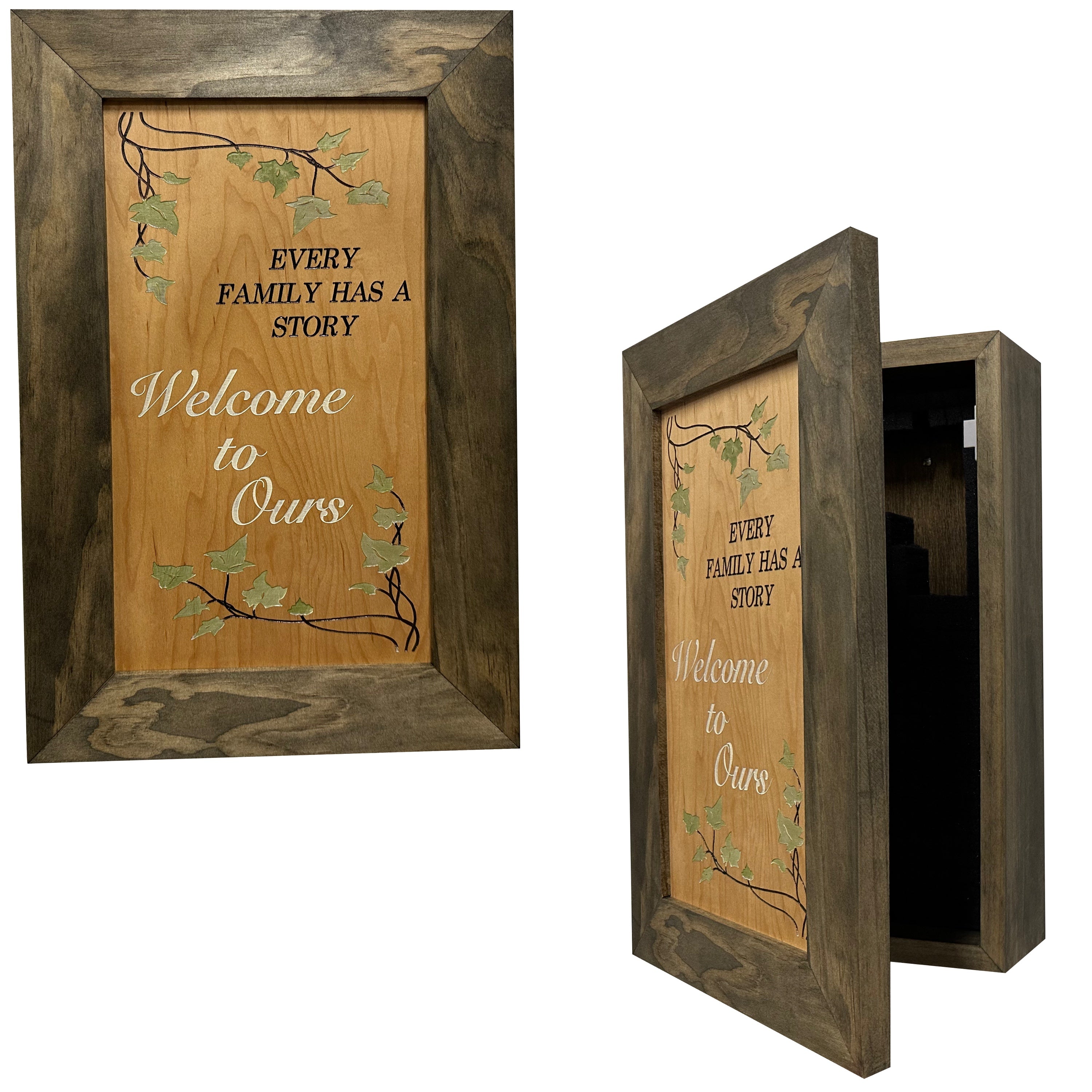 Hidden Gun Storage Every Family Story Concealed Shelf by Bellewood Designs - main product image for Resin Society