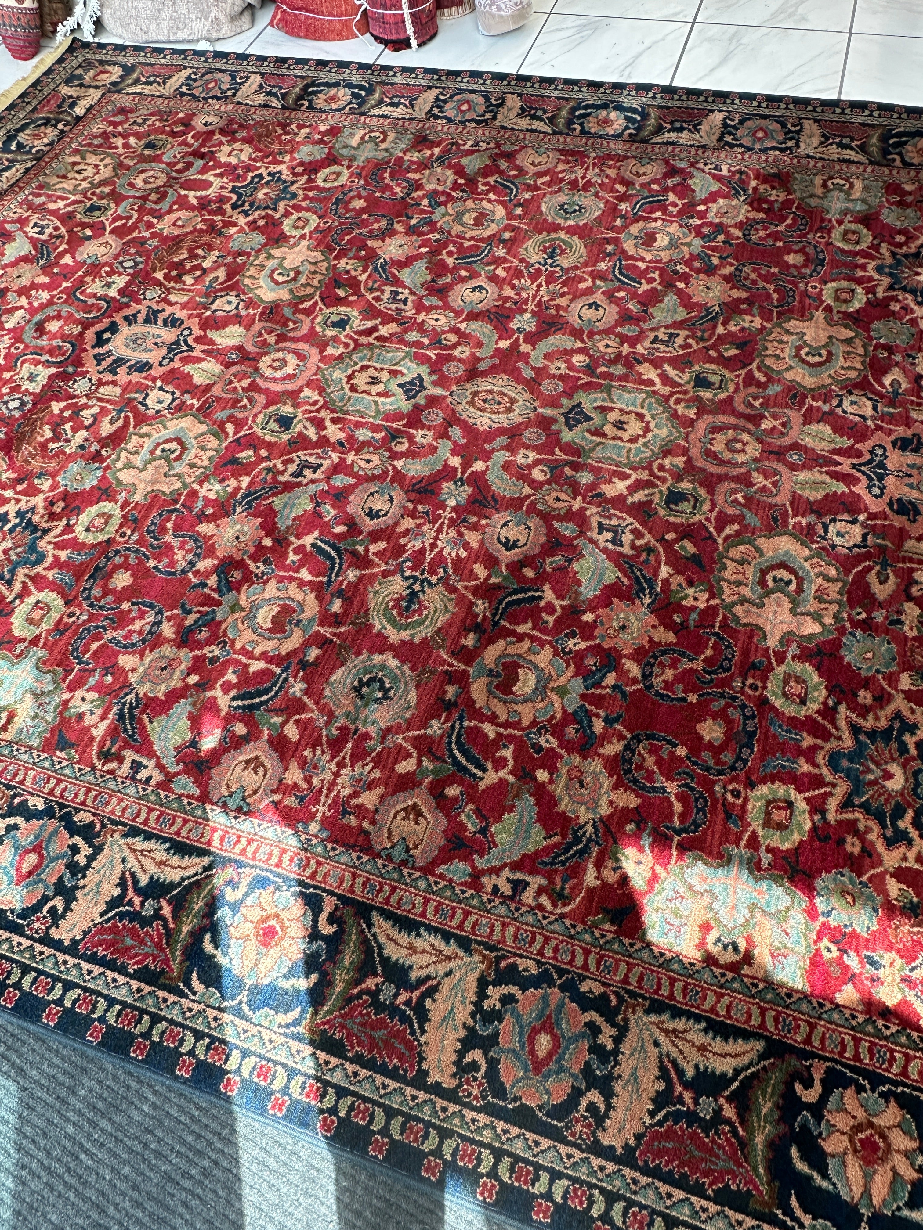 Karastan Samovar Teawash Wool Rug – 8’8” x 12’ – Vintage Elegance by Rugistan - product image 8 for Resin Society