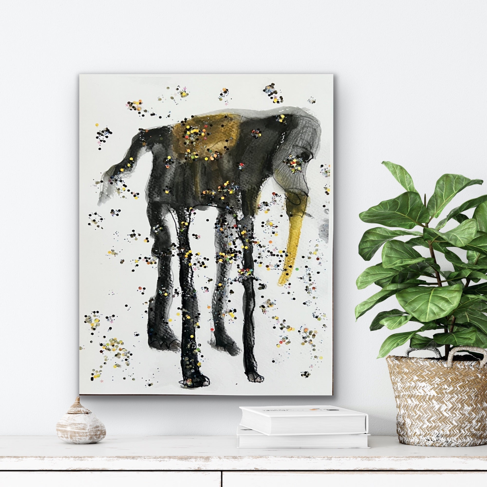 Elephant (Dali Style) - Art Prints detail image - Resin Society