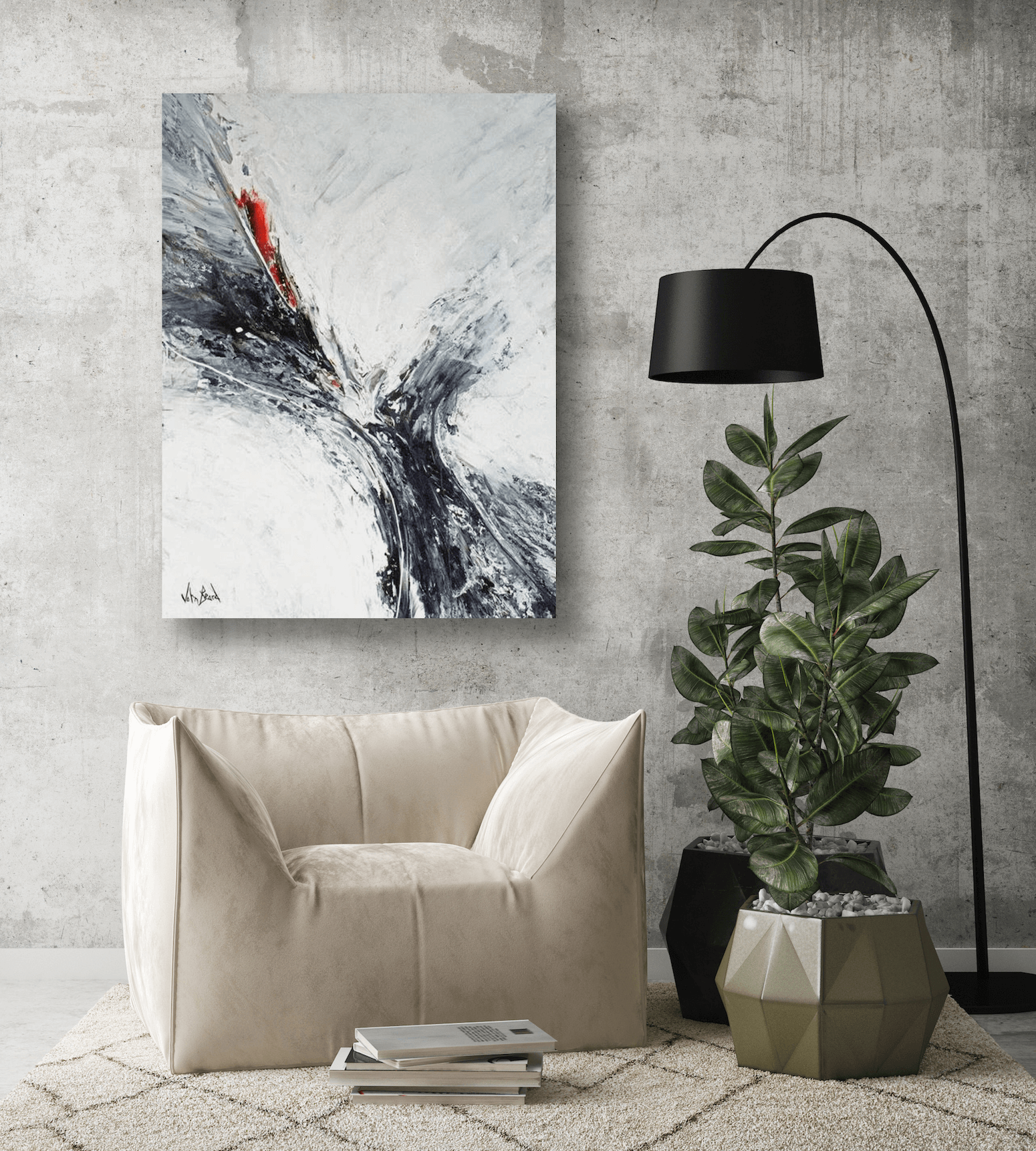 Fathom Artist Enhanced Canvas Print by John Beard Collection - product image 4 for Resin Society