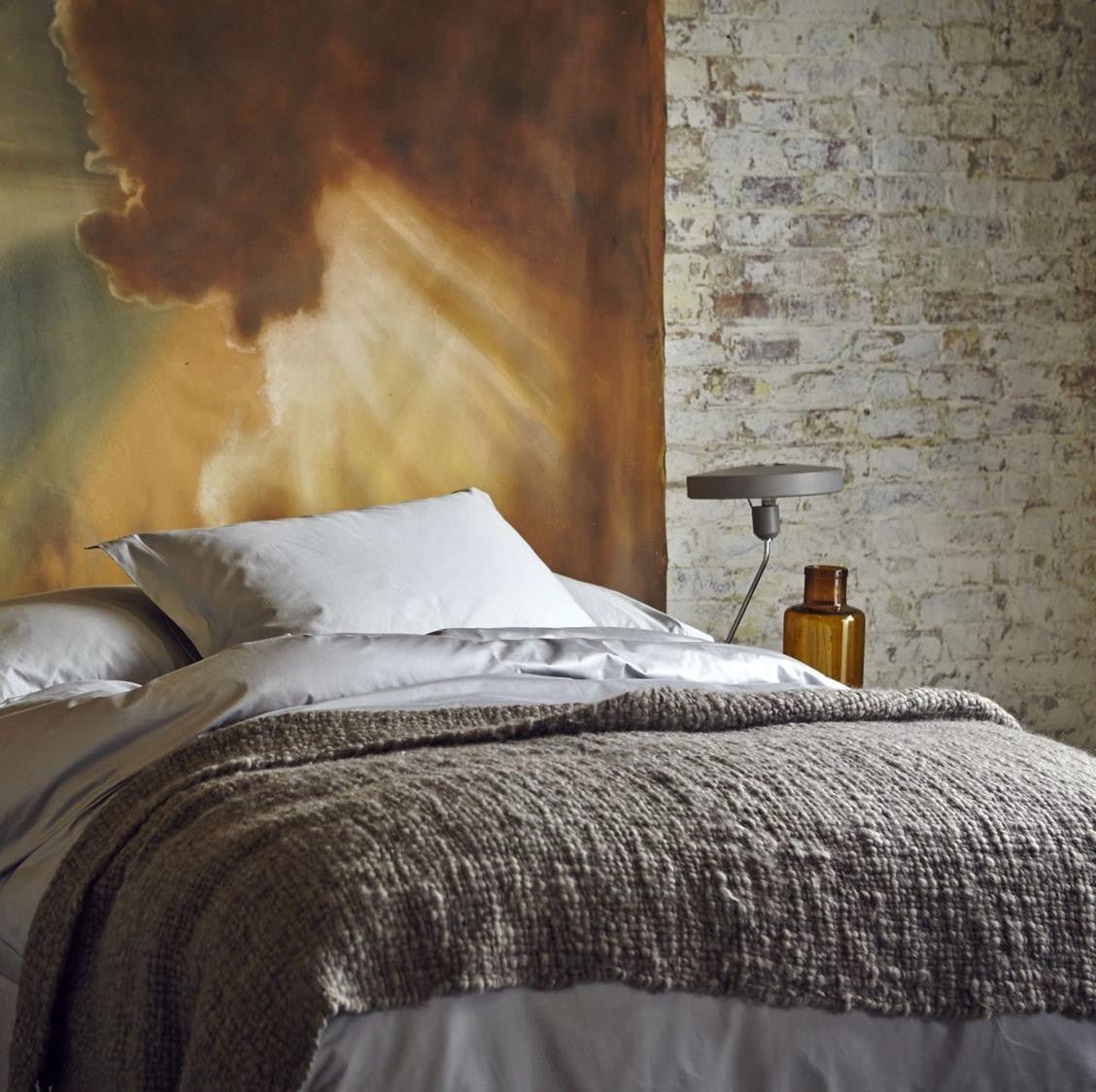 Flame Chunky Wool Blanket by Homelosophy