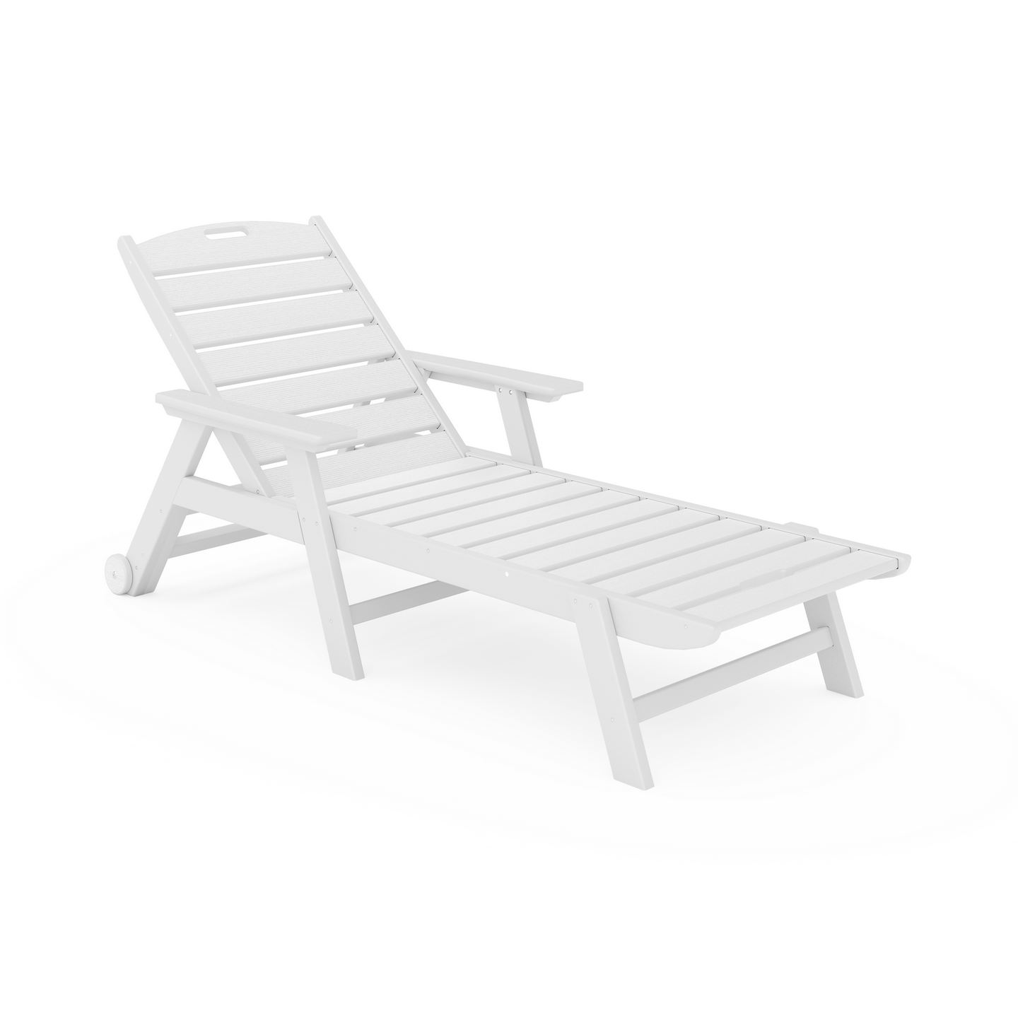SoPoly Flat Chaise Lounge outdoor chair in multiple colors