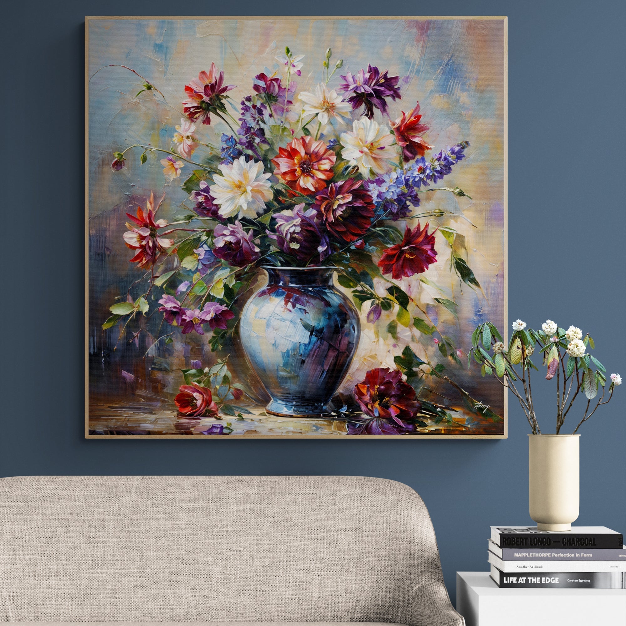 Canvas Print: "Flore Symphony" by Tailored Canvases - main product image for Resin Society