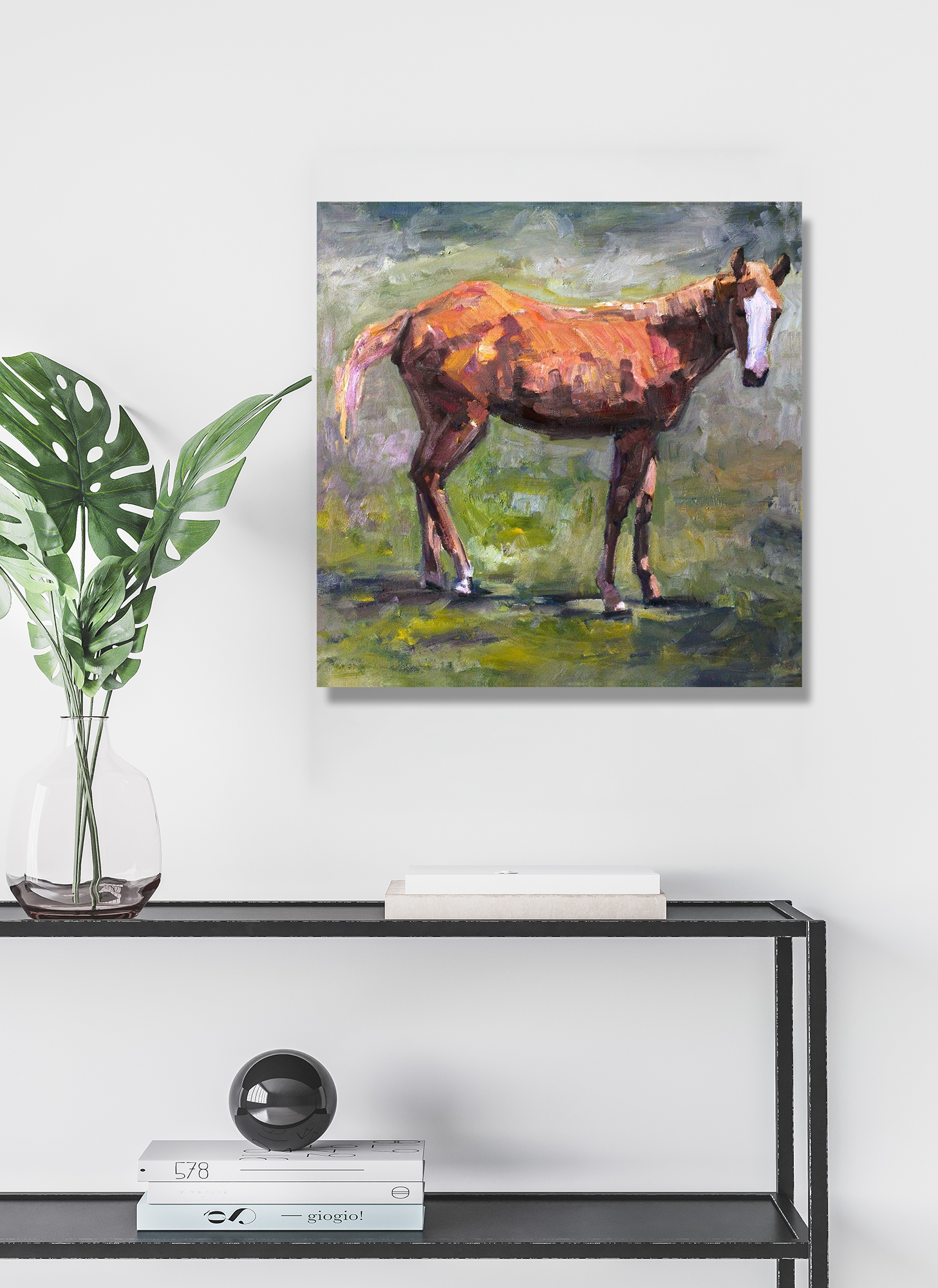 Foal Artist Enhanced Canvas Print by John Beard Collection - product image 3 for Resin Society