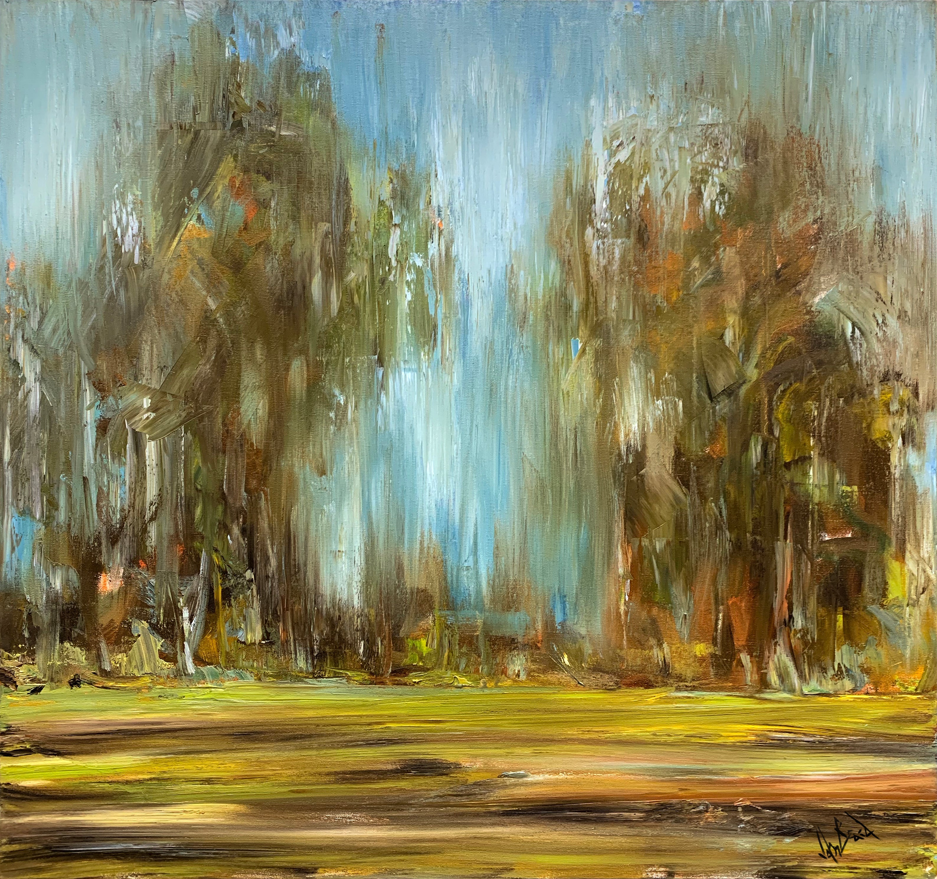 Forest Edge Artist Canvas Enhanced Print by John Beard Collection - main product image for Resin Society