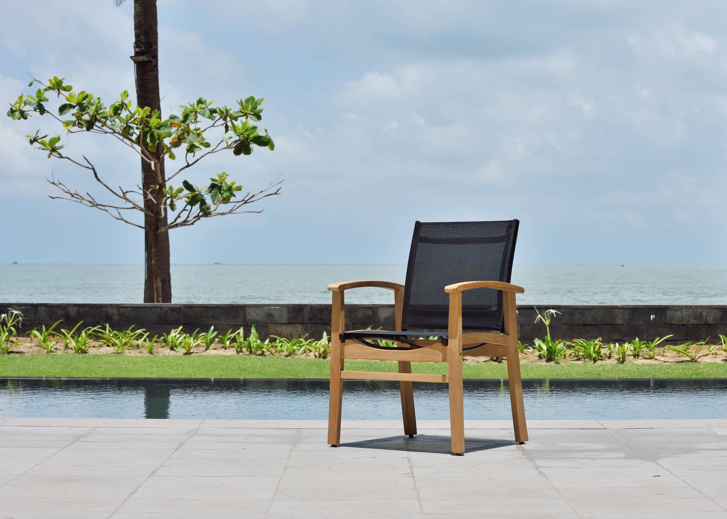 Rinjani Rectangular Teak Table and Fortuna Armchair Dining Set by LifestyleGarden US - product image 8 for Resin Society