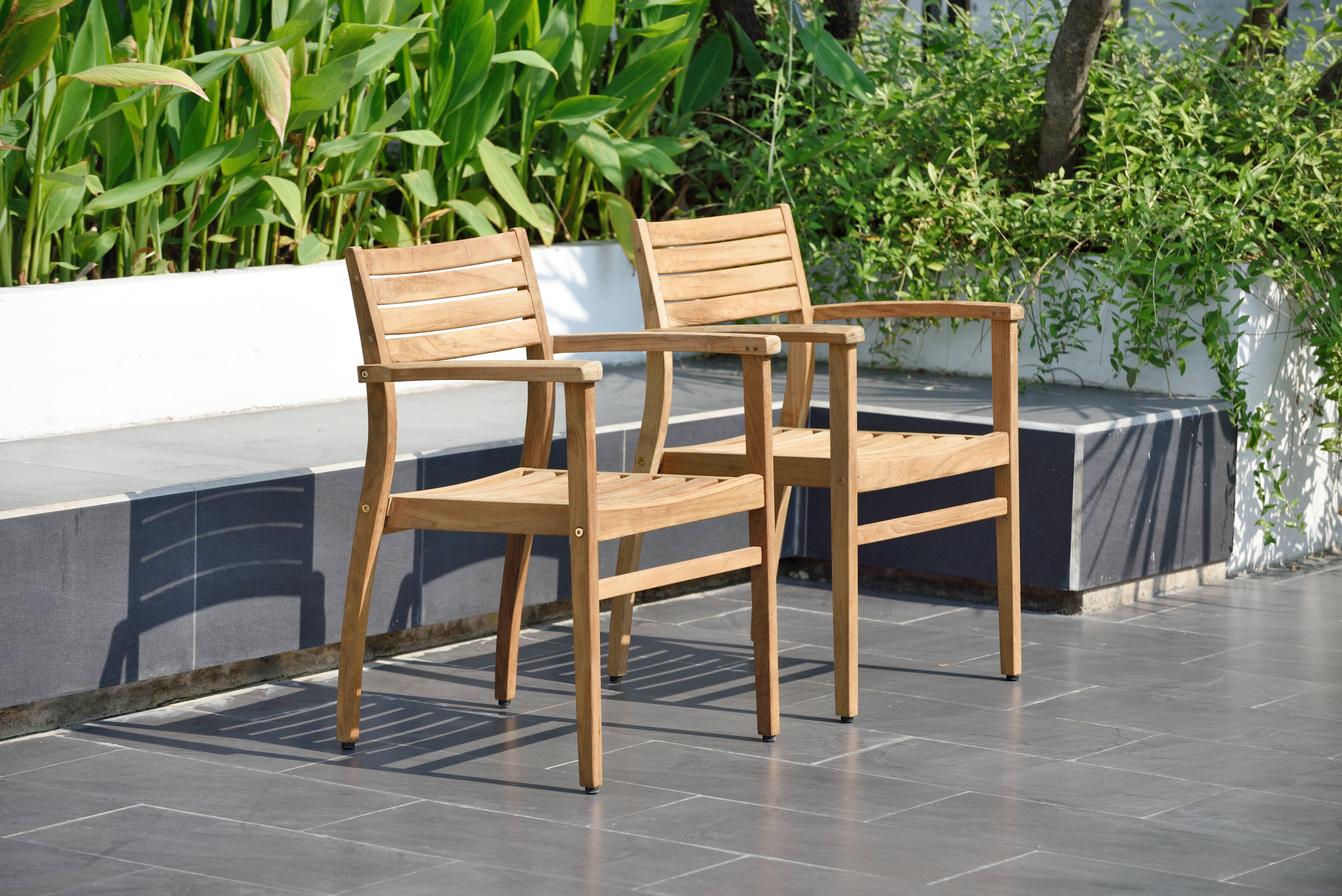 Julien FSC Certified Teak Wood Outdoor Patio Extendable Dining Set by LifestyleGarden US - product image 8 for Resin Society
