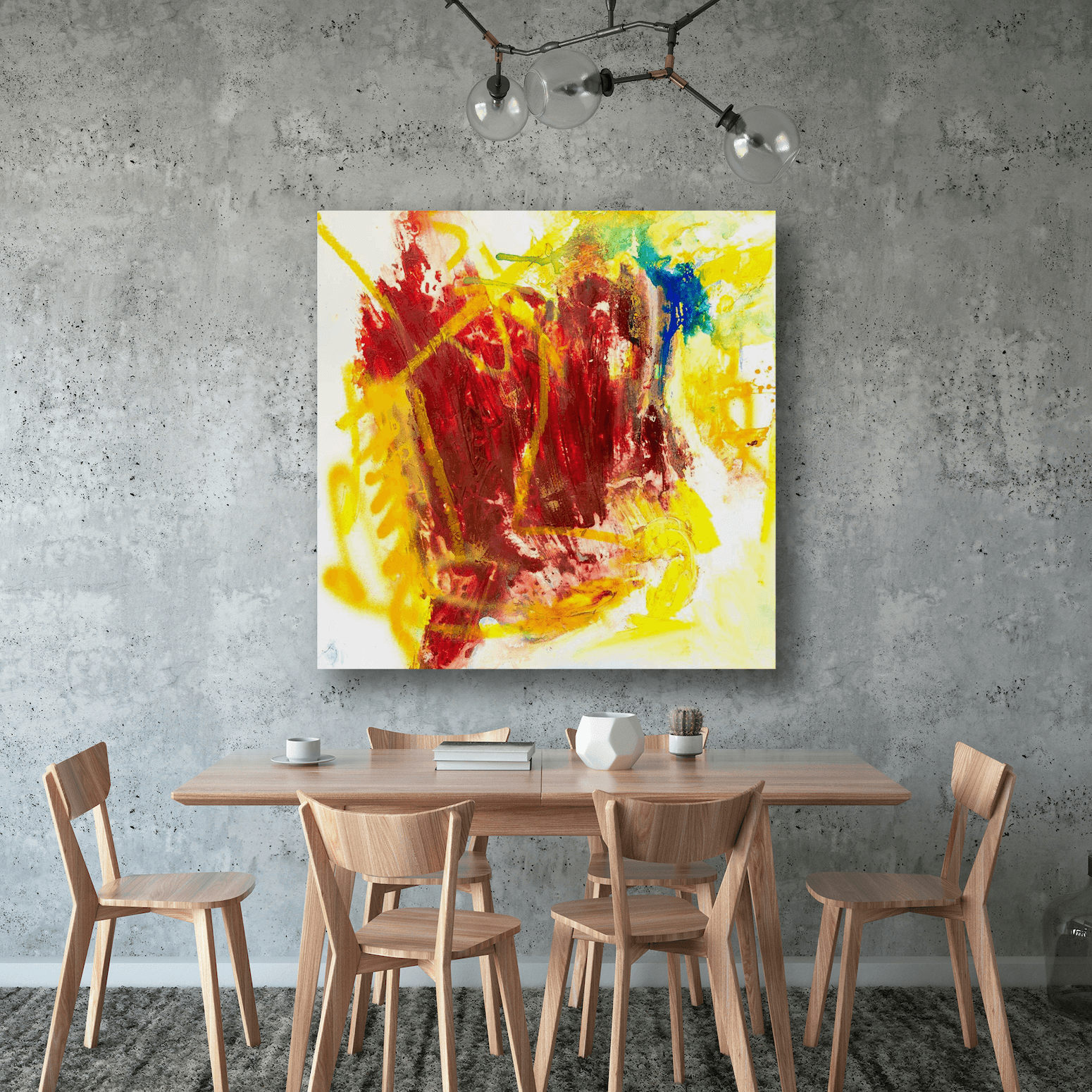 Garnet Artist Enhanced Canvas Print by John Beard Collection - product image 3 for Resin Society