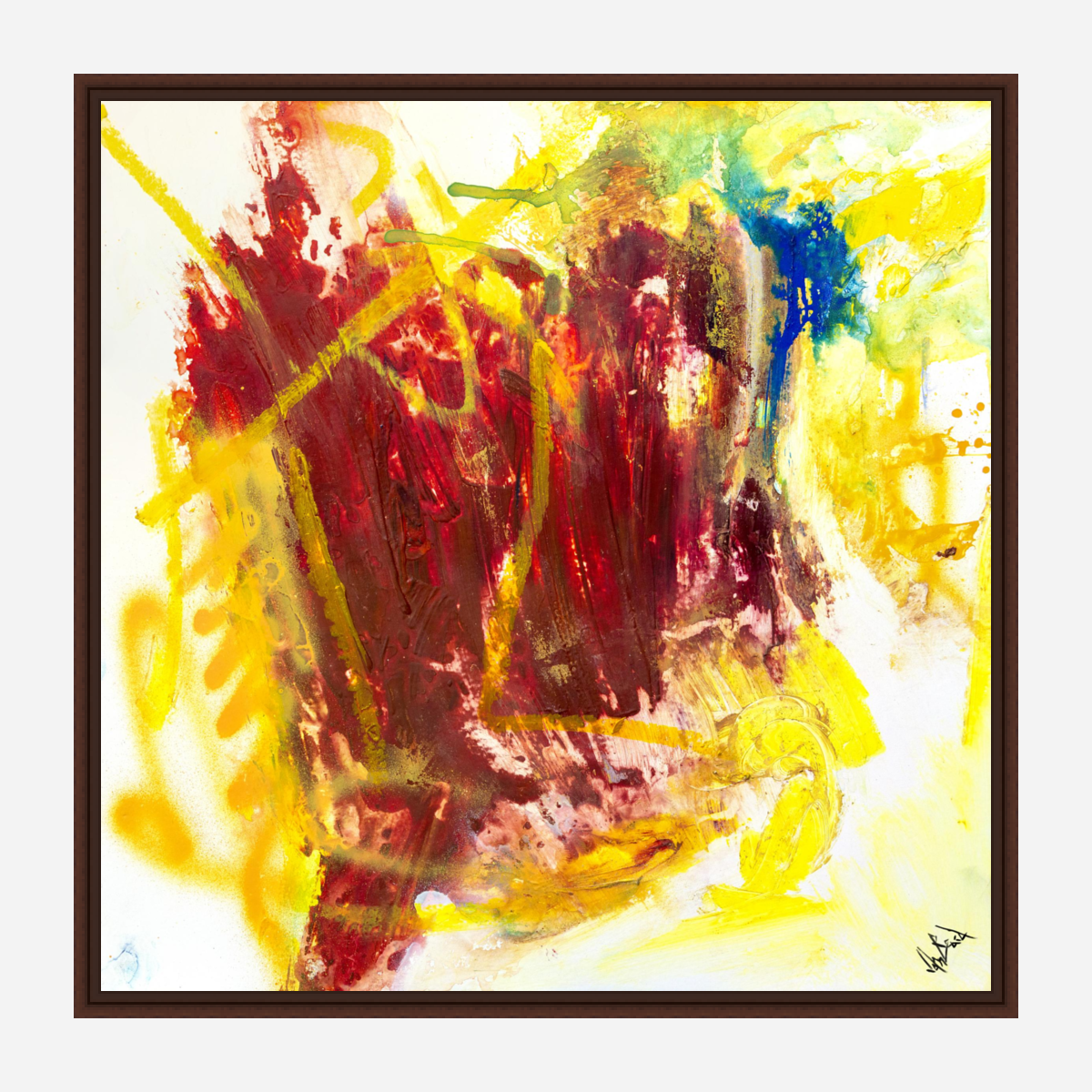 Garnet Artist Enhanced Canvas Print by John Beard Collection - product image 4 for Resin Society