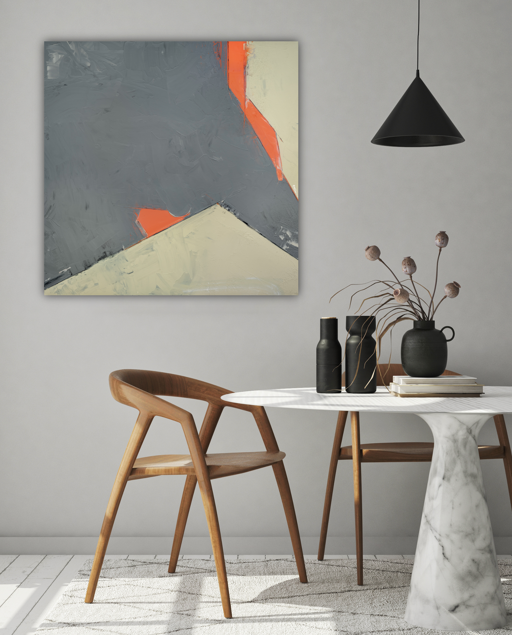 Geo III Artist Enhanced Canvas Print by John Beard Collection - product image 2 for Resin Society