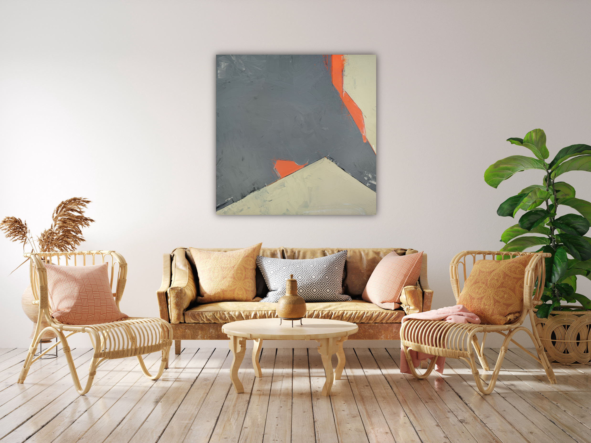 Geo III Artist Enhanced Canvas Print by John Beard Collection - product image 4 for Resin Society