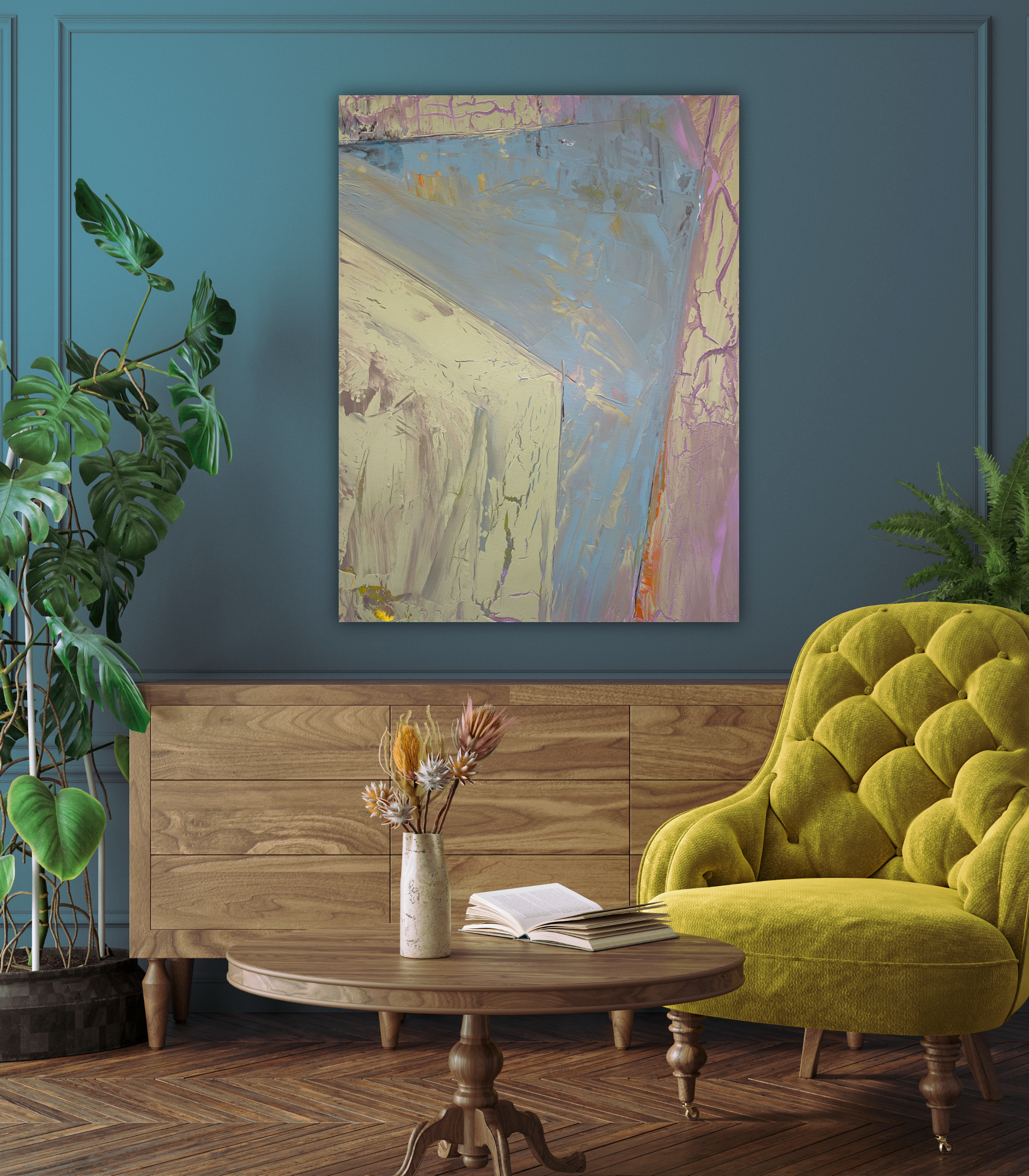 Geo IX Artist Enhanced Canvas Print by John Beard Collection - product image 3 for Resin Society