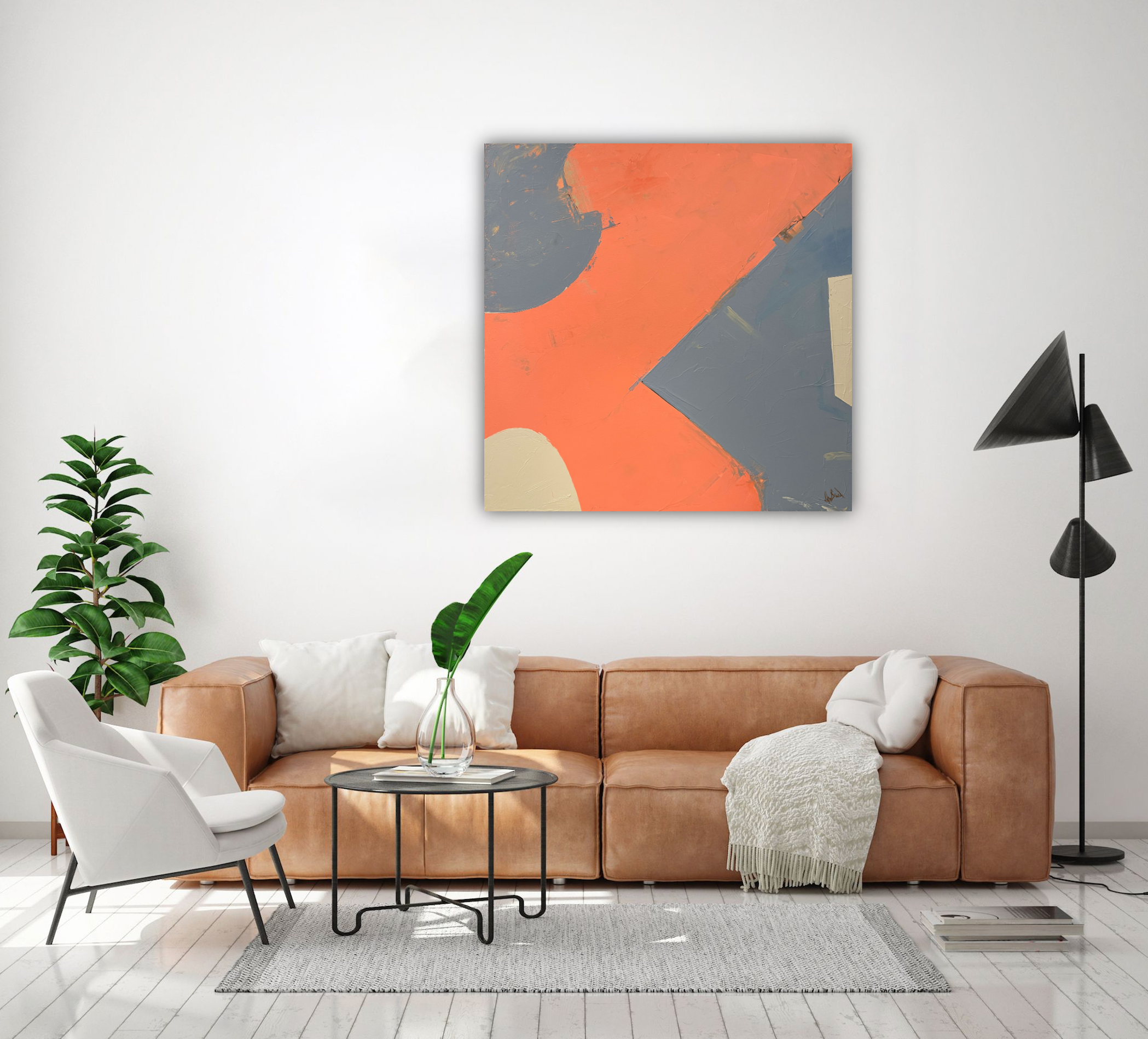 Geo VI Artist Enhanced Canvas Print by John Beard Collection - product image 4 for Resin Society
