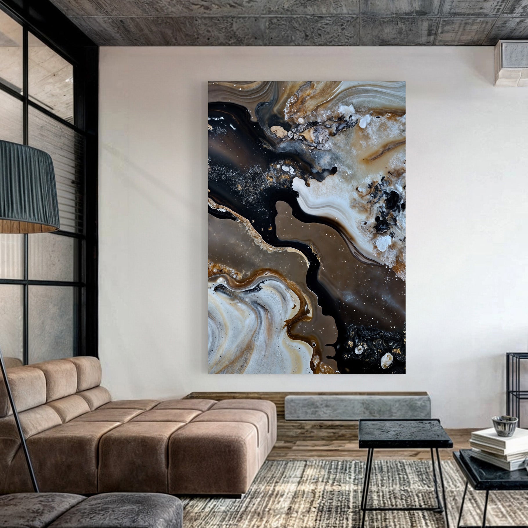 Canvas Print: "Geode Whispers II" by Tailored Canvases - product image 2 for Resin Society
