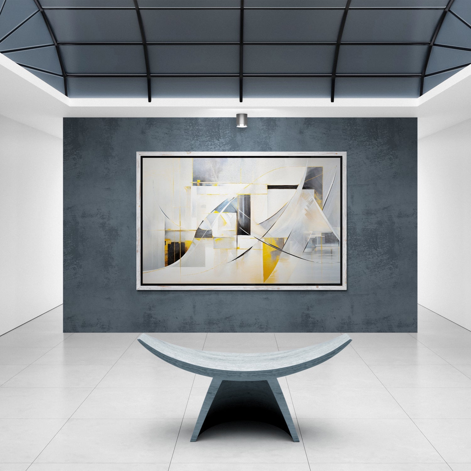 Canvas Print: "Geometric Whispers" by Tailored Canvases - product image 3 for Resin Society