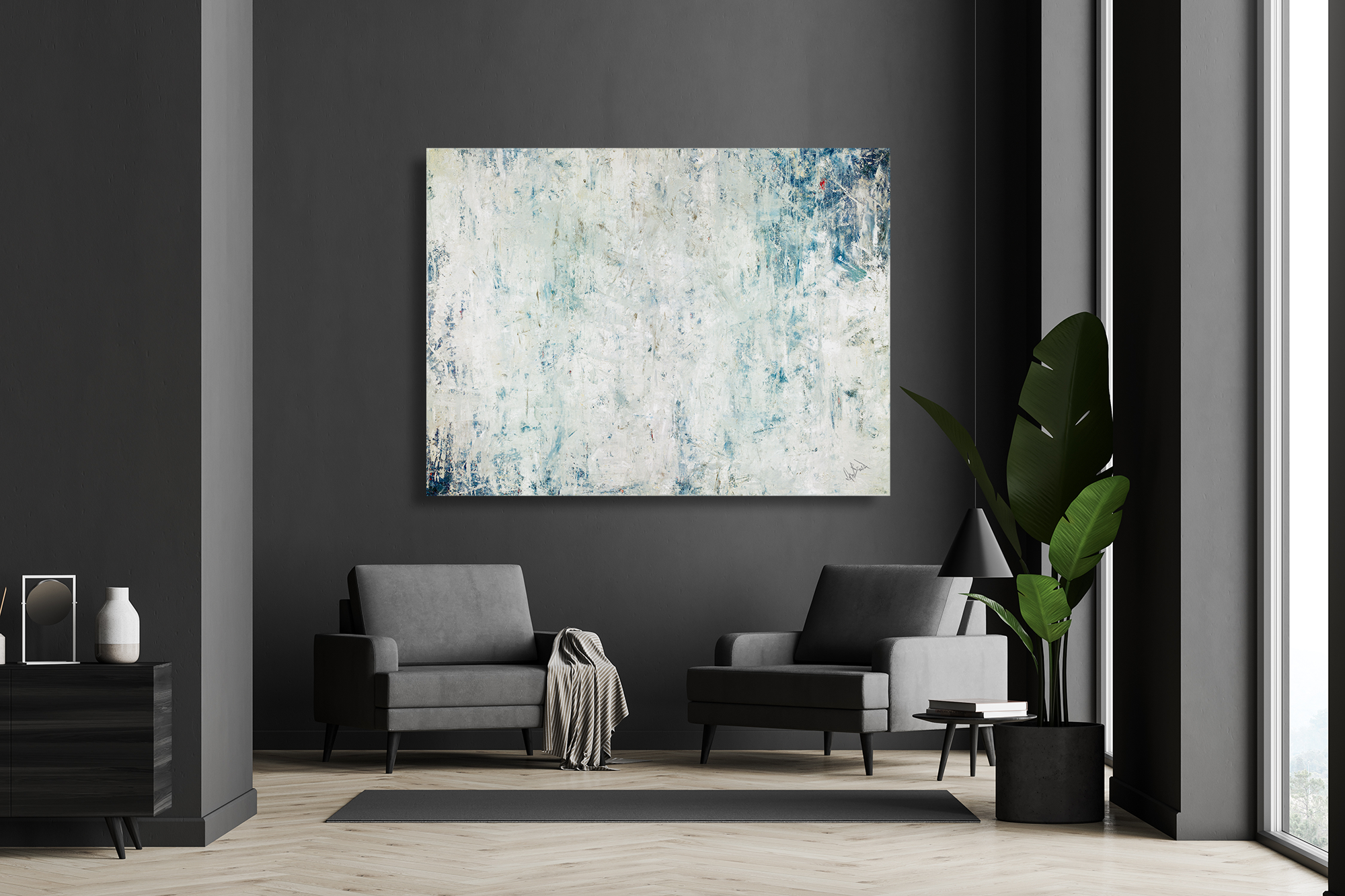Glacier Artist Enhanced Canvas Print by John Beard Collection - product image 4 for Resin Society