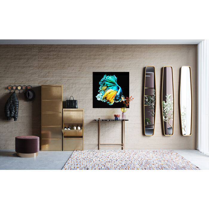 Glass Picture Aqua Queen 100x100
