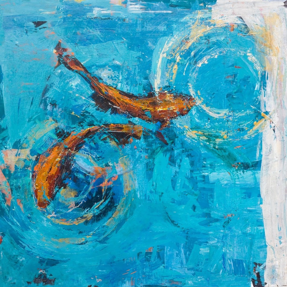 Good Fortune III Artist Enhanced Canvas Print by John Beard Collection - main product image for Resin Society