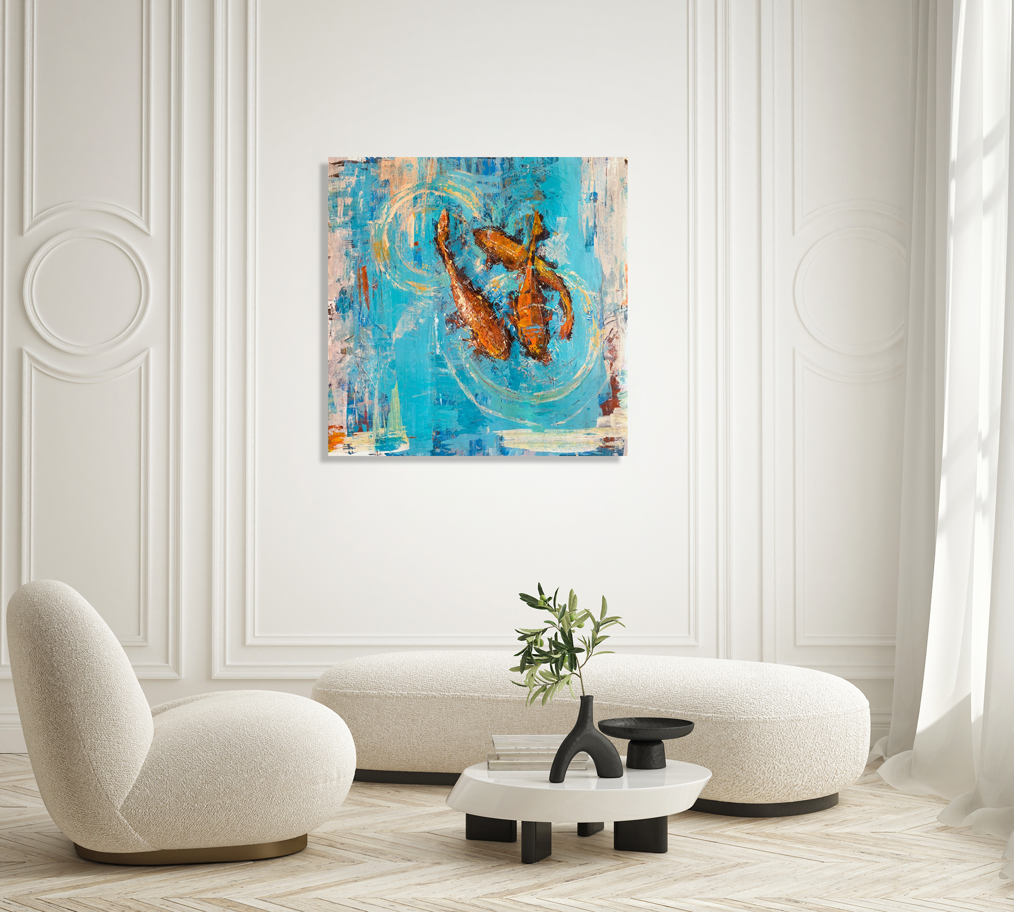 Good Fortune IV Artist Enhanced Canvas Print by John Beard Collection - product image 4 for Resin Society