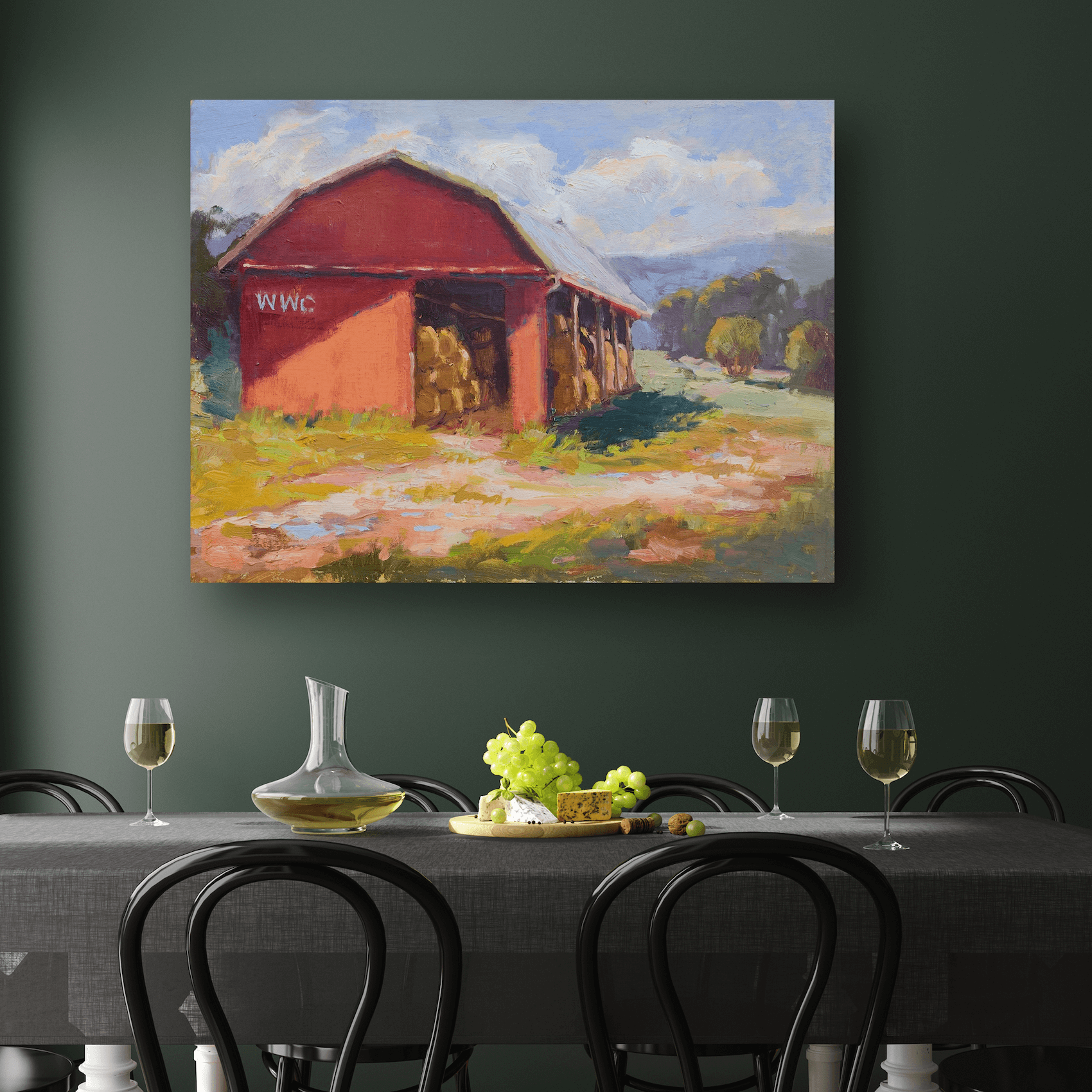 Good Harvest Artist Enhanced Canvas Print by John Beard Collection - product image 3 for Resin Society