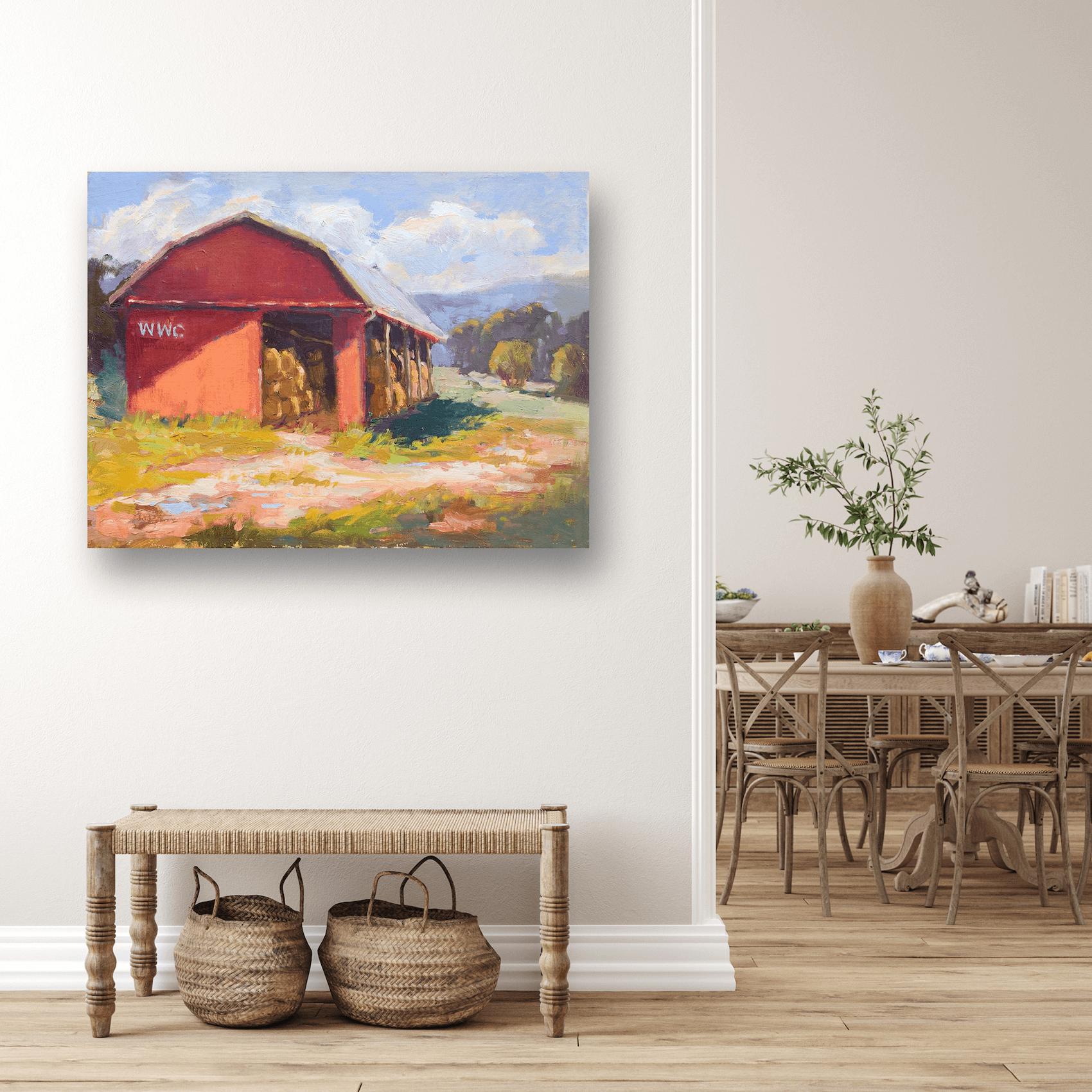 Good Harvest Artist Enhanced Canvas Print by John Beard Collection - product image 2 for Resin Society