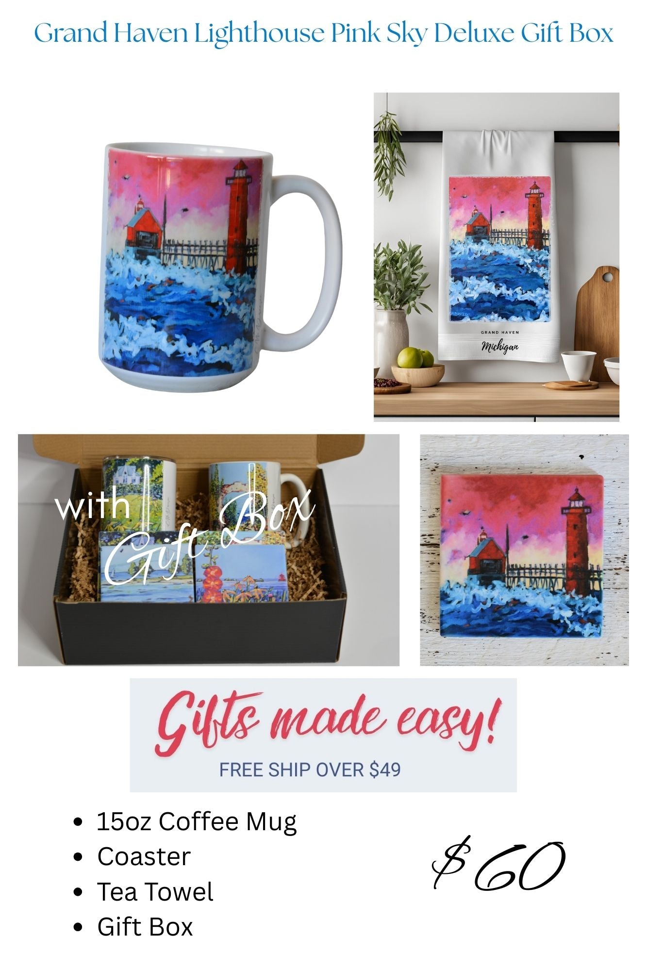Grand Haven Lighthouse Gift Box Sets