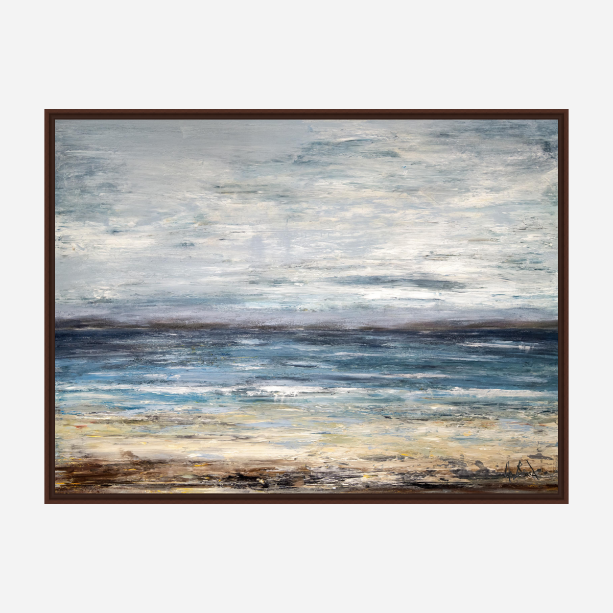 Gray Skies Artist Enhanced Canvas Print by John Beard Collection - product image 5 for Resin Society
