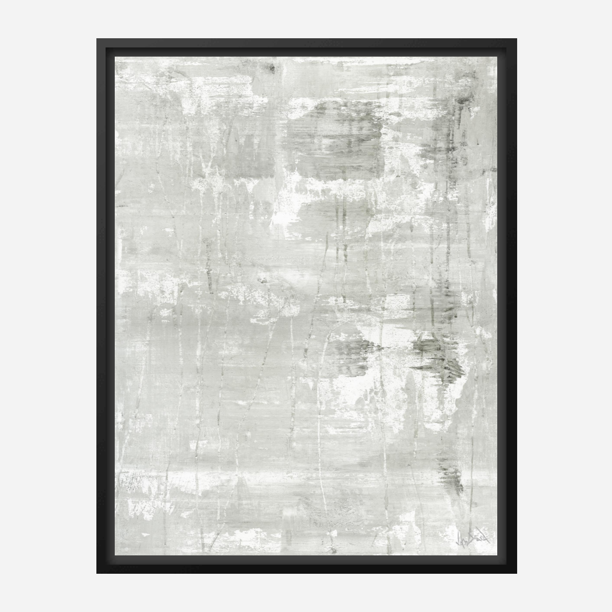 Gray on White II Artist Enhanced Canvas Print by John Beard Collection - product image 8 for Resin Society