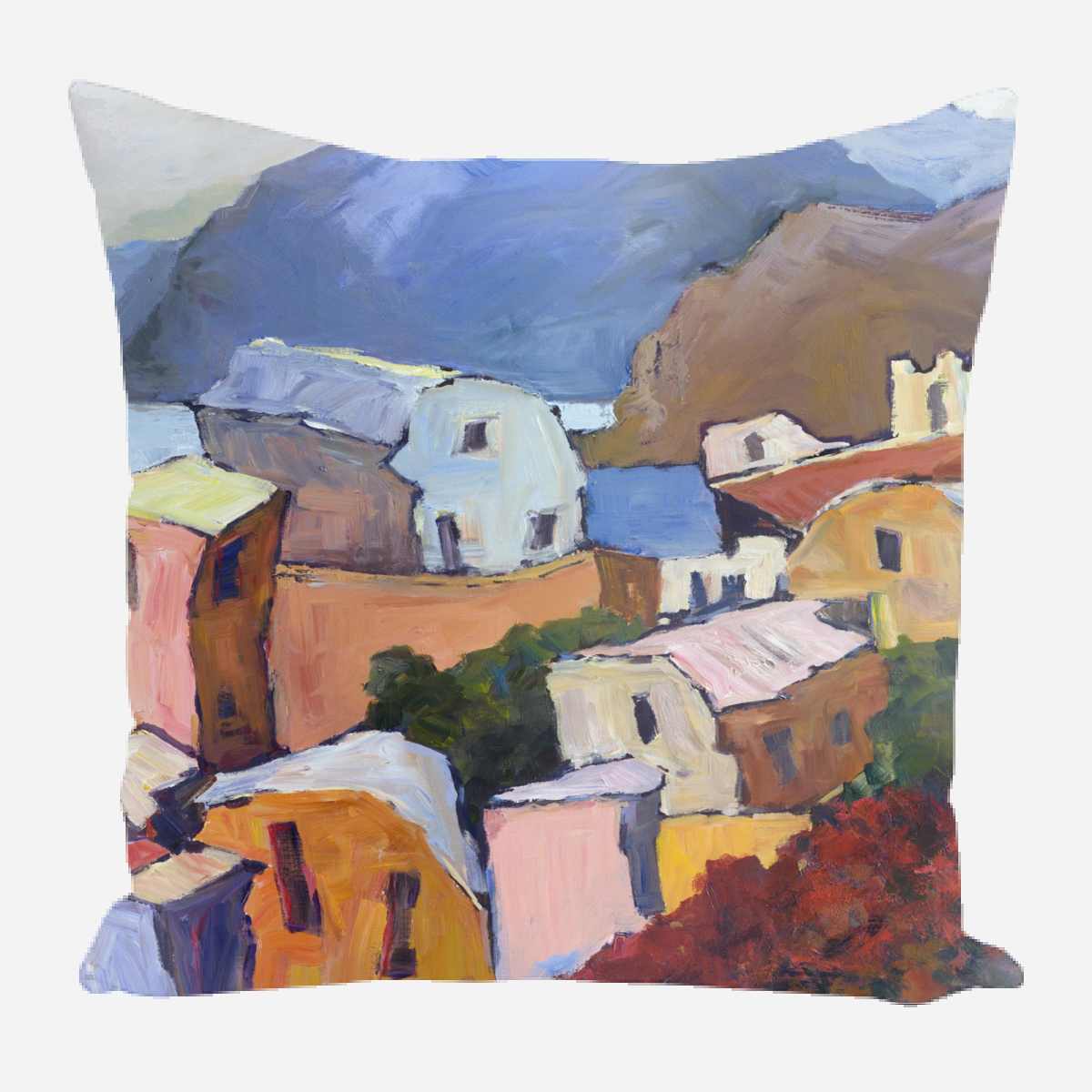 Greek Isles Pillow by John Beard Collection - main product image for Resin Society