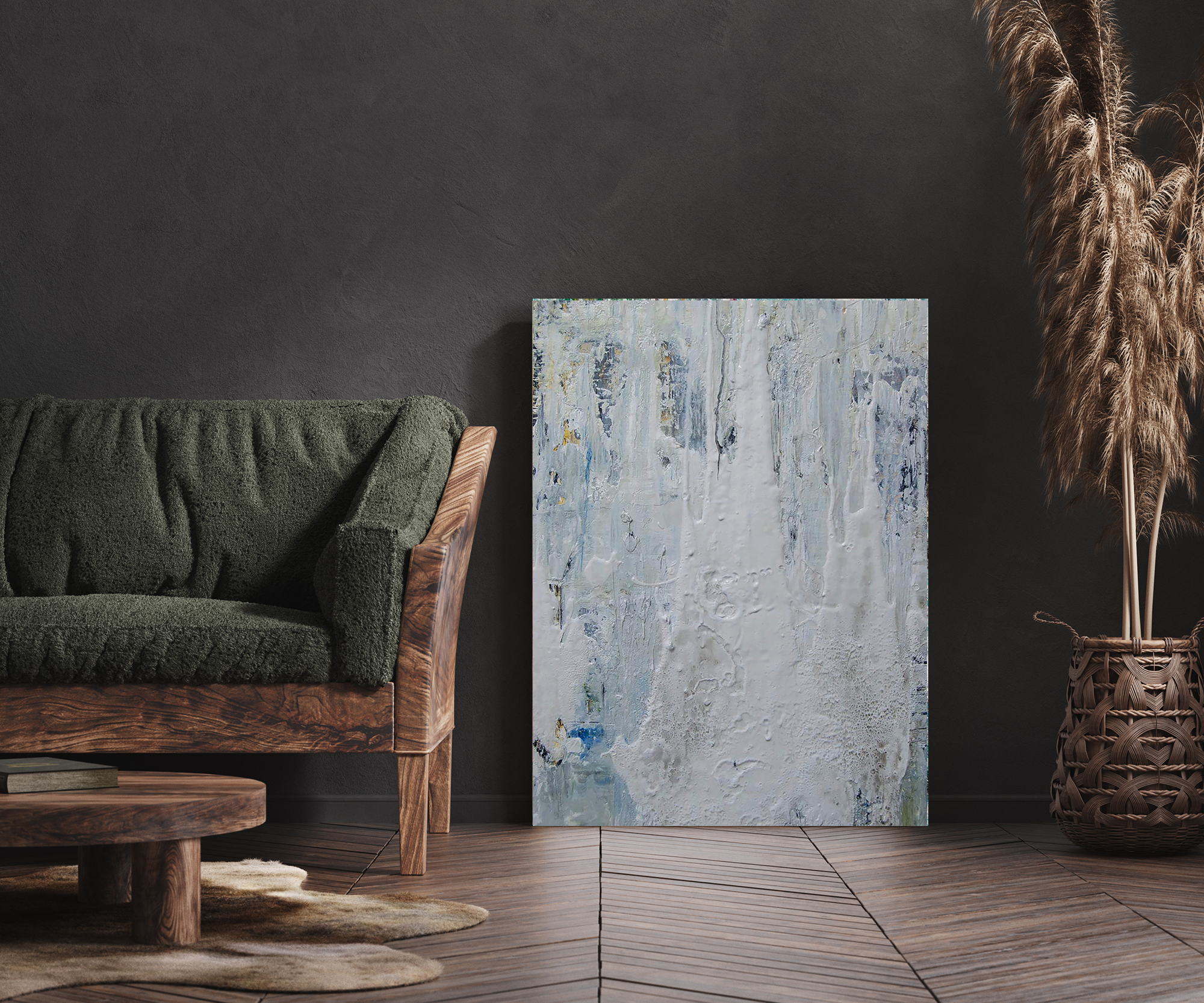 Green Cafe II Artist Enhanced Canvas Print by John Beard Collection - product image 4 for Resin Society