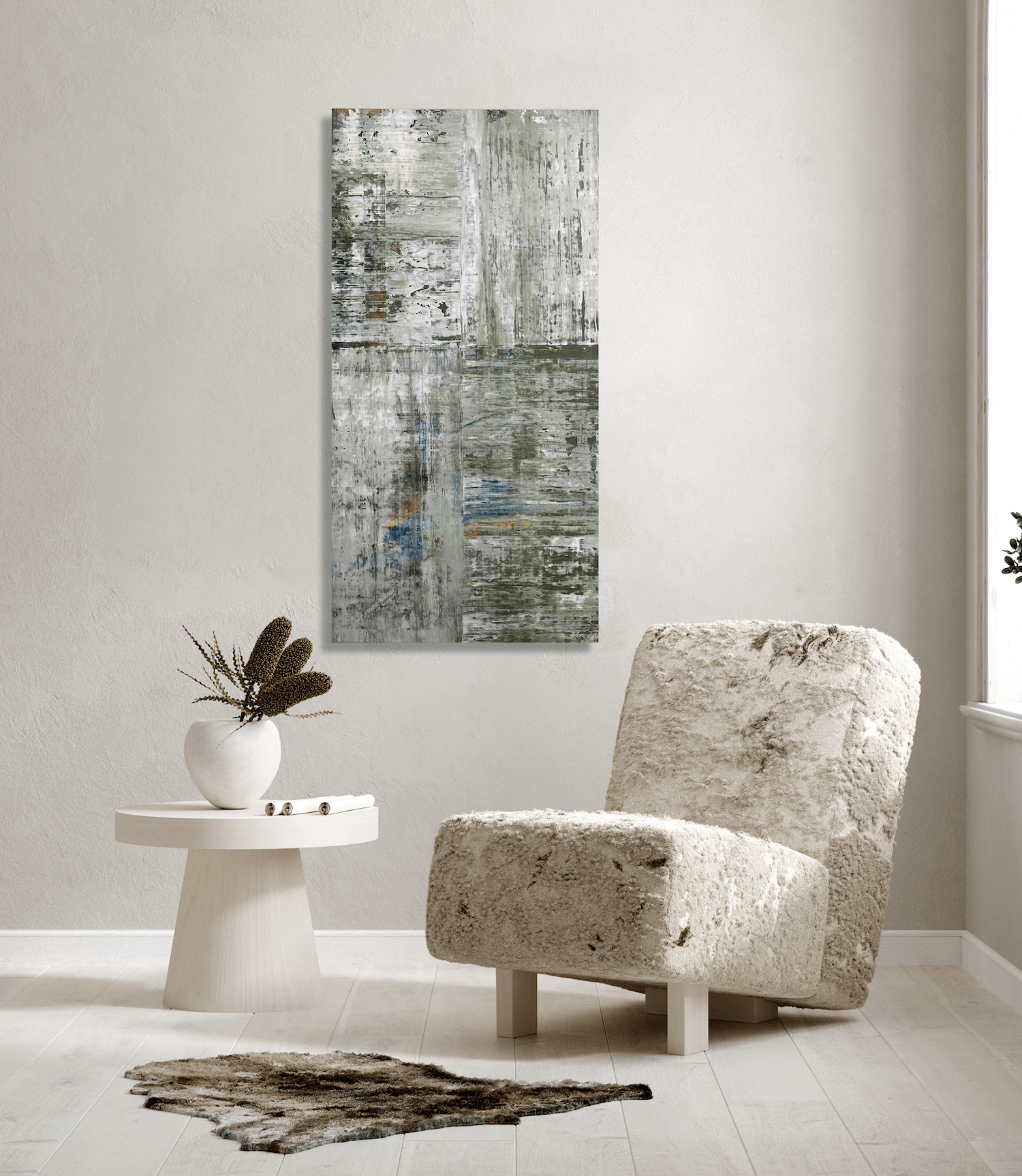Green Cross Artist Enhanced Canvas Print by John Beard Collection - product image 4 for Resin Society
