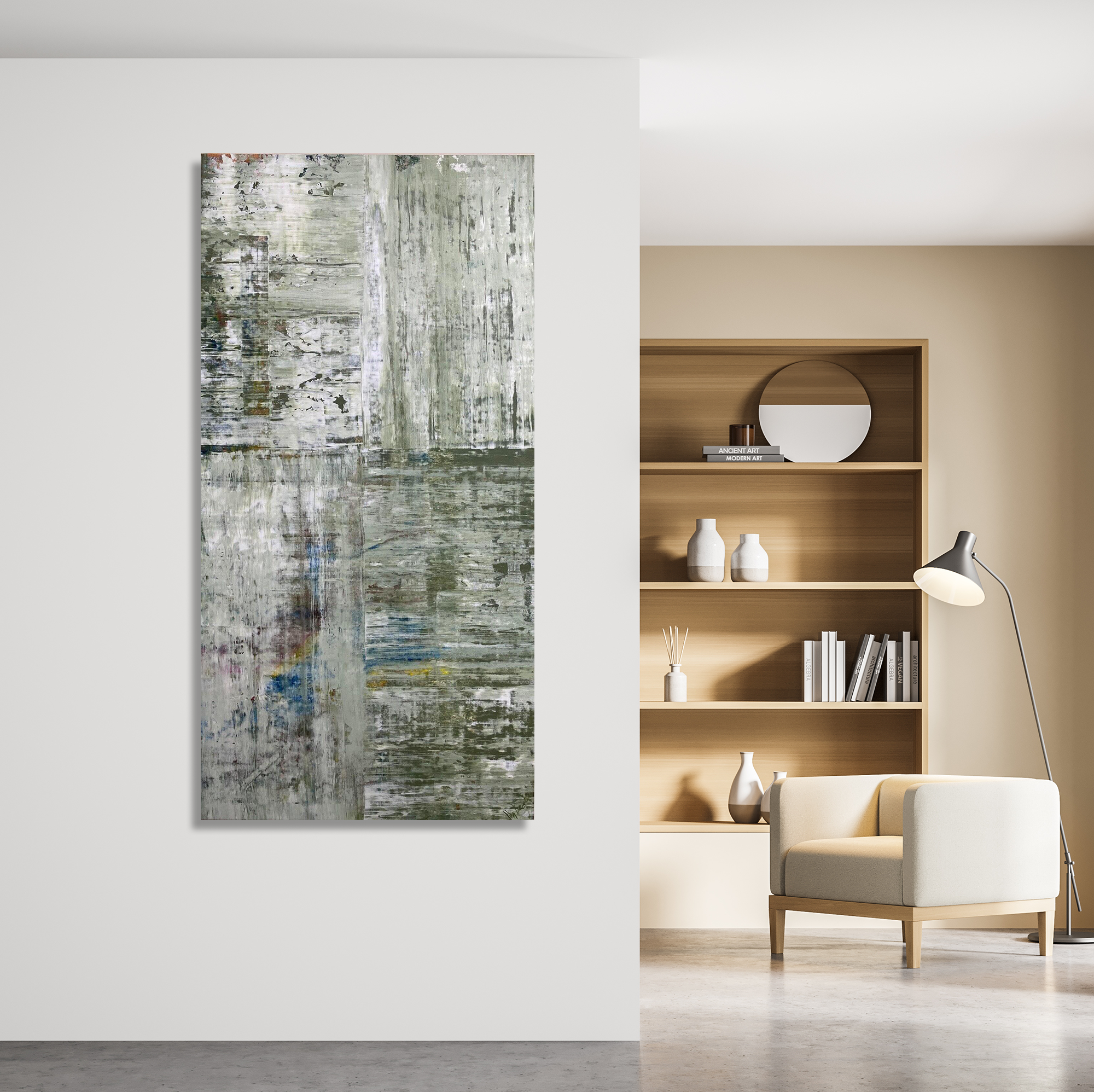 Green Cross Artist Enhanced Canvas Print by John Beard Collection - product image 5 for Resin Society