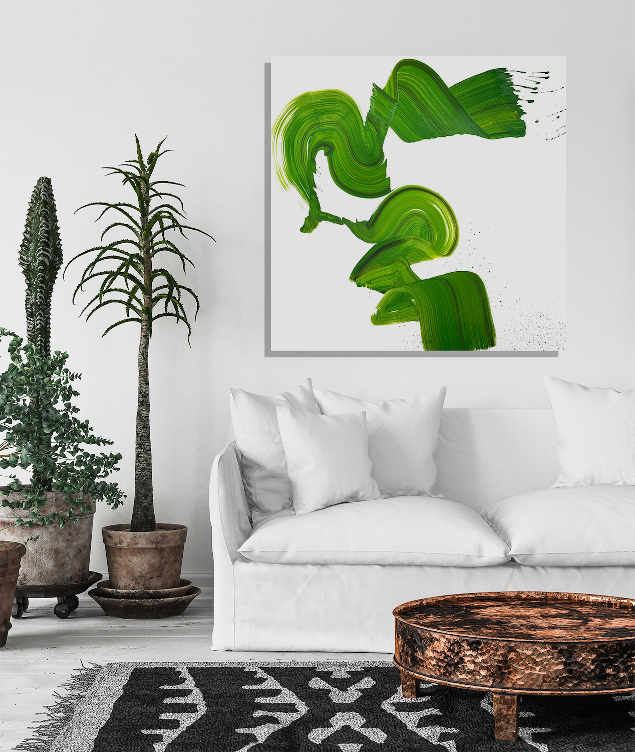 Green Machine Artist Enhanced Canvas Print by John Beard Collection - product image 3 for Resin Society