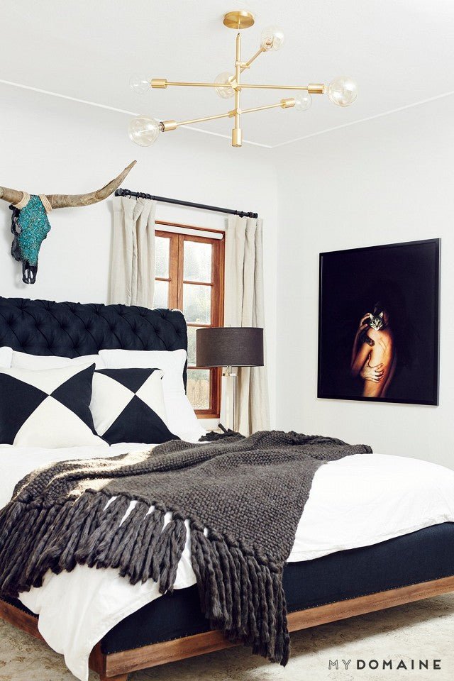 Flame Chunky Wool Blanket by Homelosophy