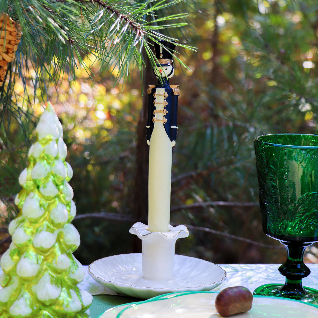 Handpainted Navy Blue Royal Guard Candle - Pack of 2 by Ro'Table - product image 4 for Resin Society