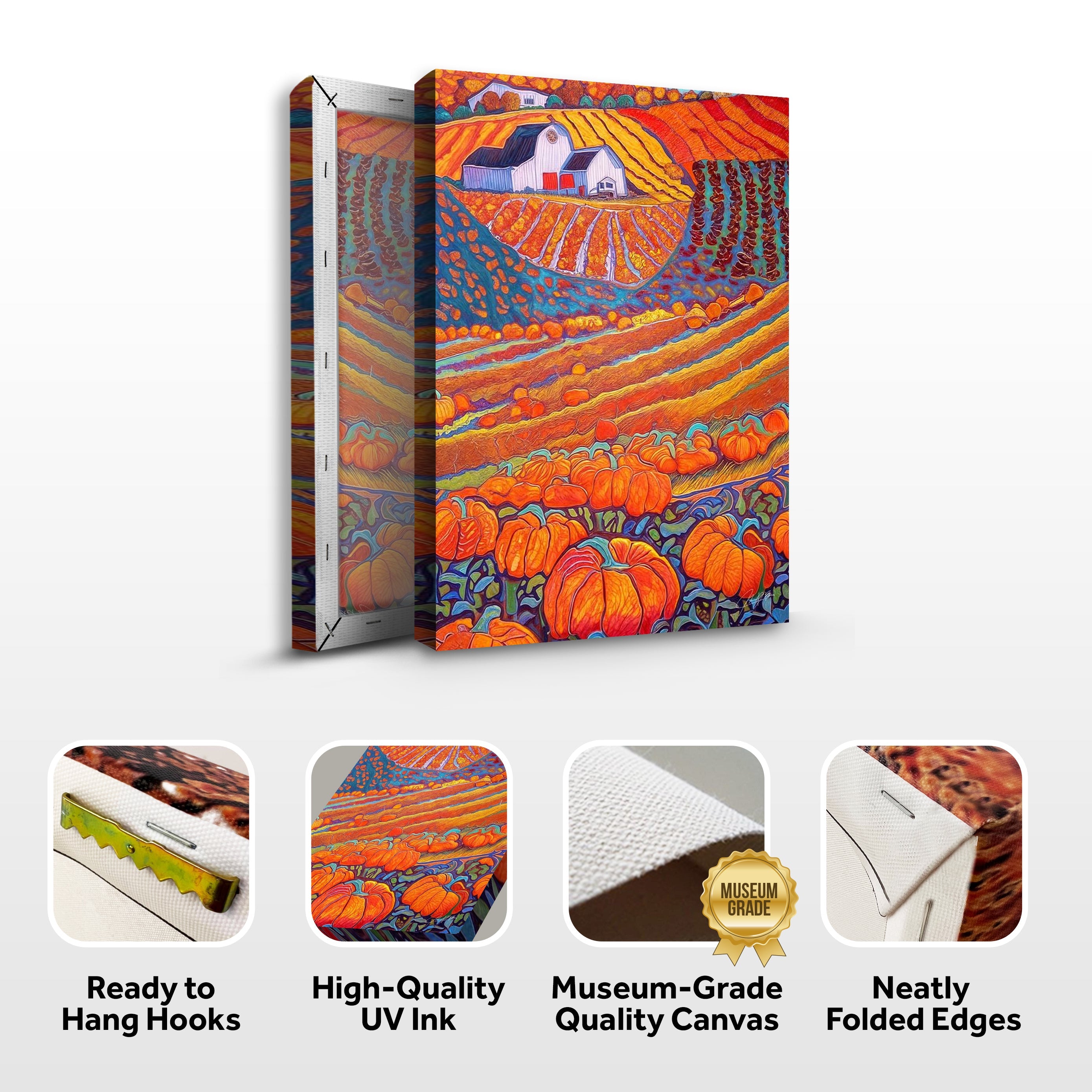 Canvas Print: "Harvest Hues" by Tailored Canvases - product image 6 for Resin Society