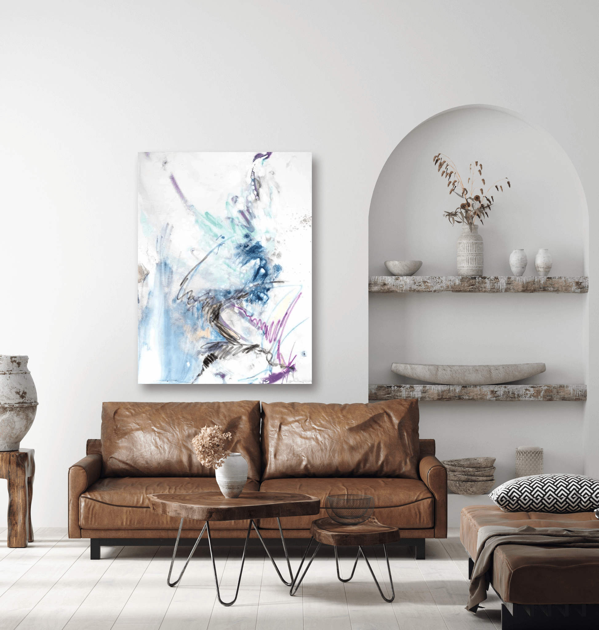 Hear Me Artist Enhanced Canvas Print by John Beard Collection - product image 2 for Resin Society