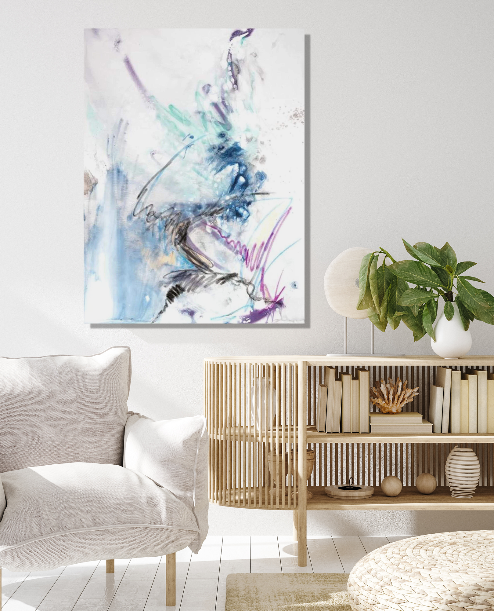 Hear Me Artist Enhanced Canvas Print by John Beard Collection - product image 3 for Resin Society