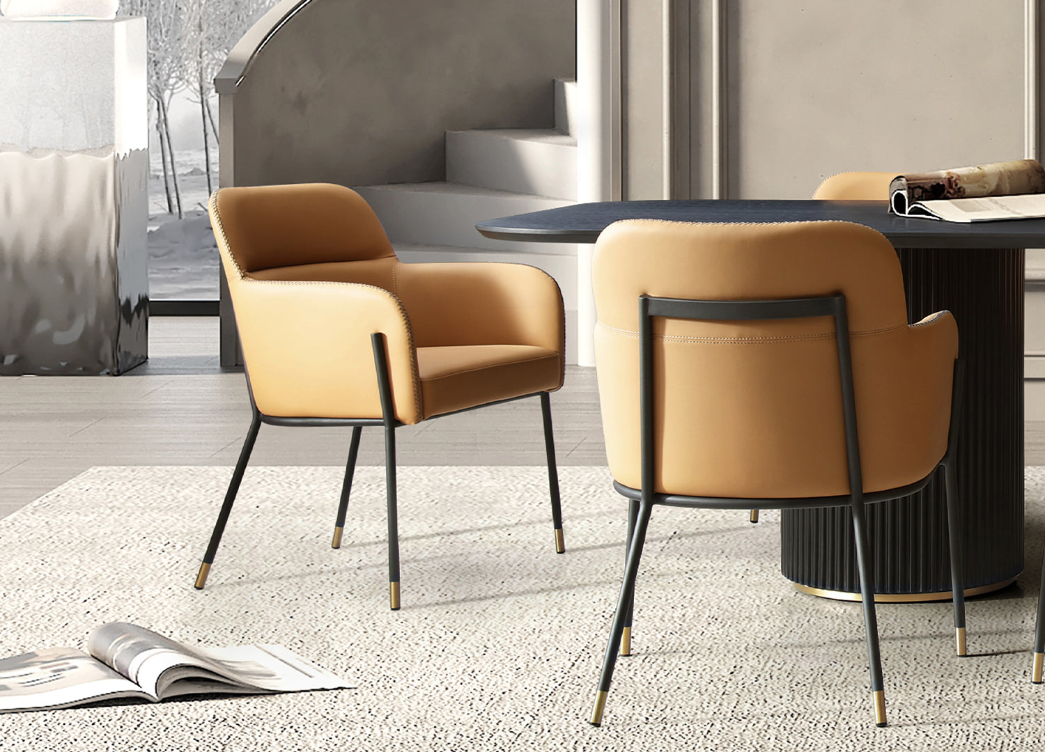 Heidi Dining Armchair detail image - Resin Society