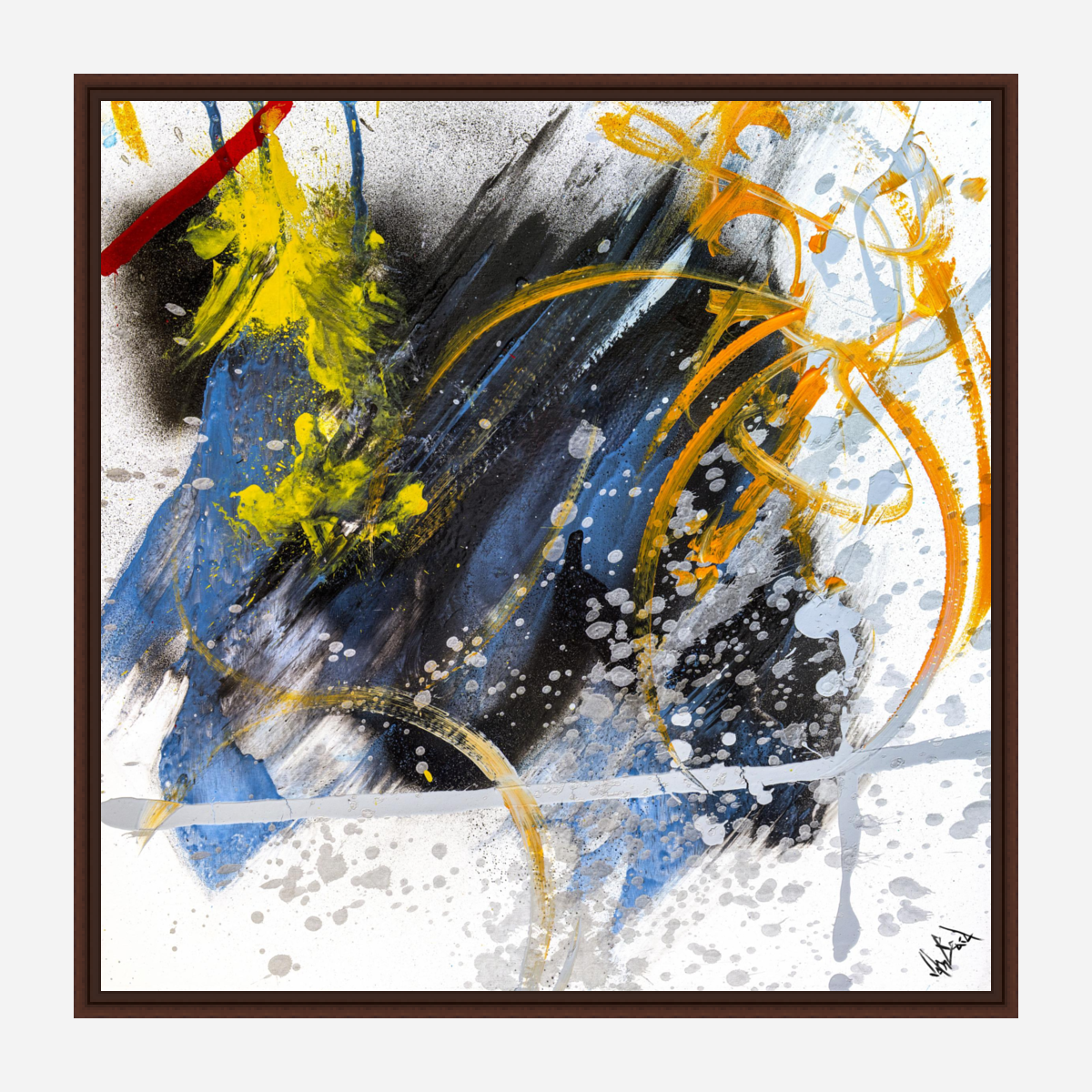 Hematite Artist Enhanced Canvas Print by John Beard Collection - product image 11 for Resin Society