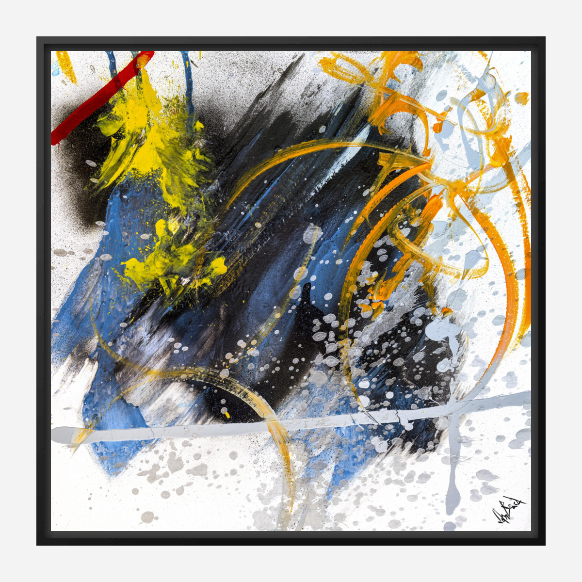 Hematite Artist Enhanced Canvas Print by John Beard Collection - product image 9 for Resin Society