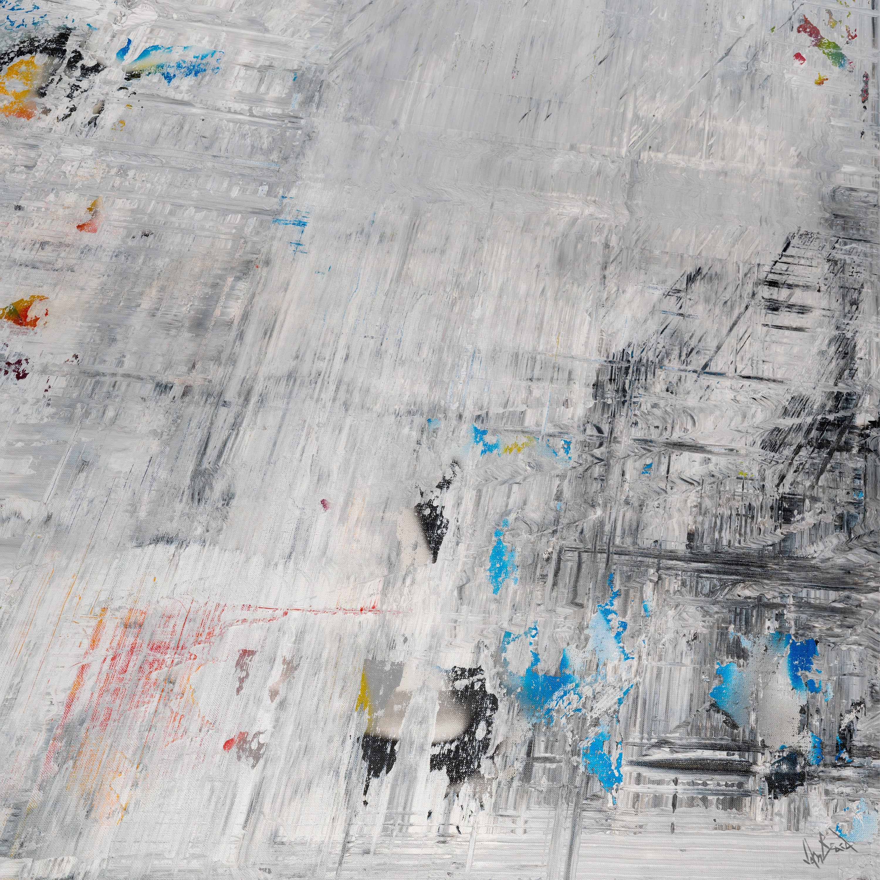 Hexy Artist Enhanced Canvas Print by John Beard Collection - main product image for Resin Society